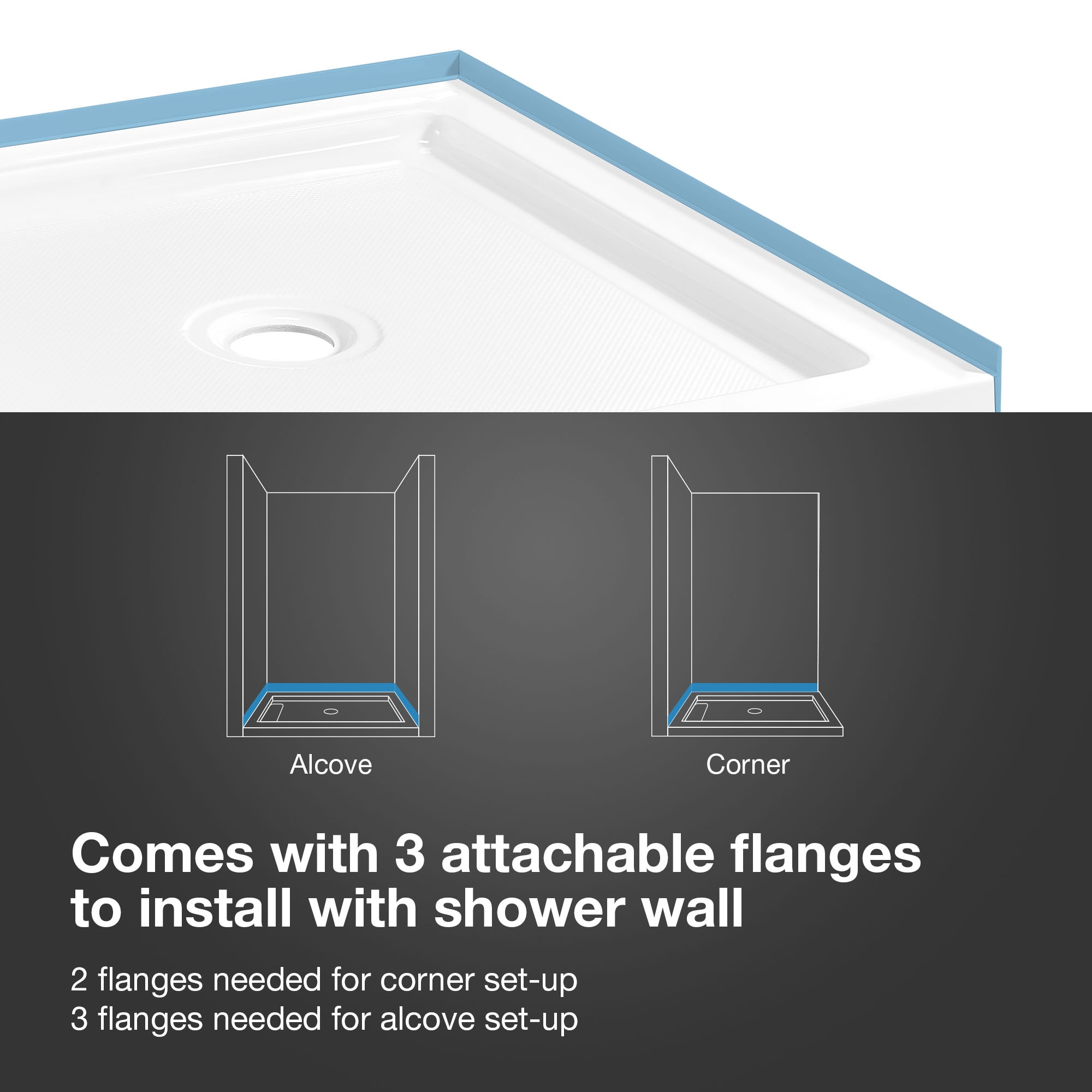 OVE Decors 15SKC-PANM36-SAT Alcove-Shower-Kit - View #14