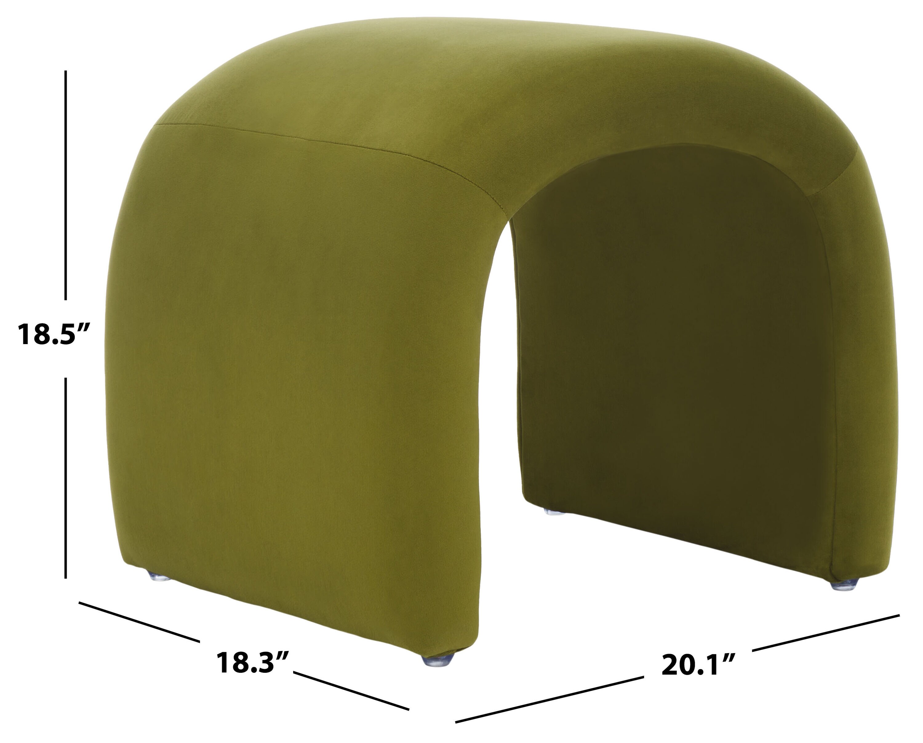 Safavieh OTT1300G Indoor-Ottomans - View #3