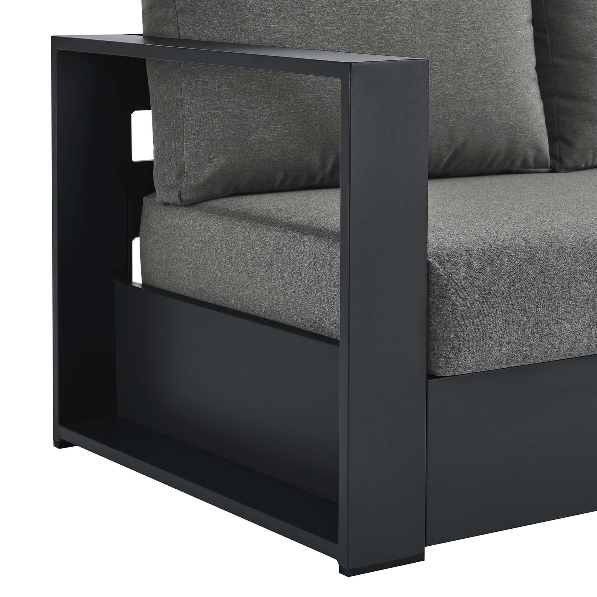 Modway EEI-6629-GRY-CHA Patio-Sofas-Daybeds - View #4