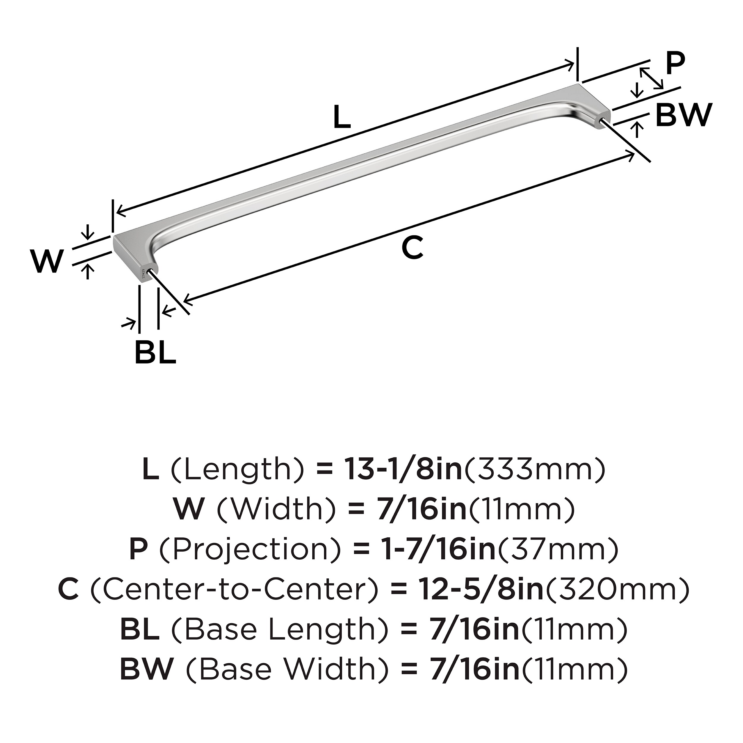 Amerock BP3742926 Cabinet-Pulls - View #4