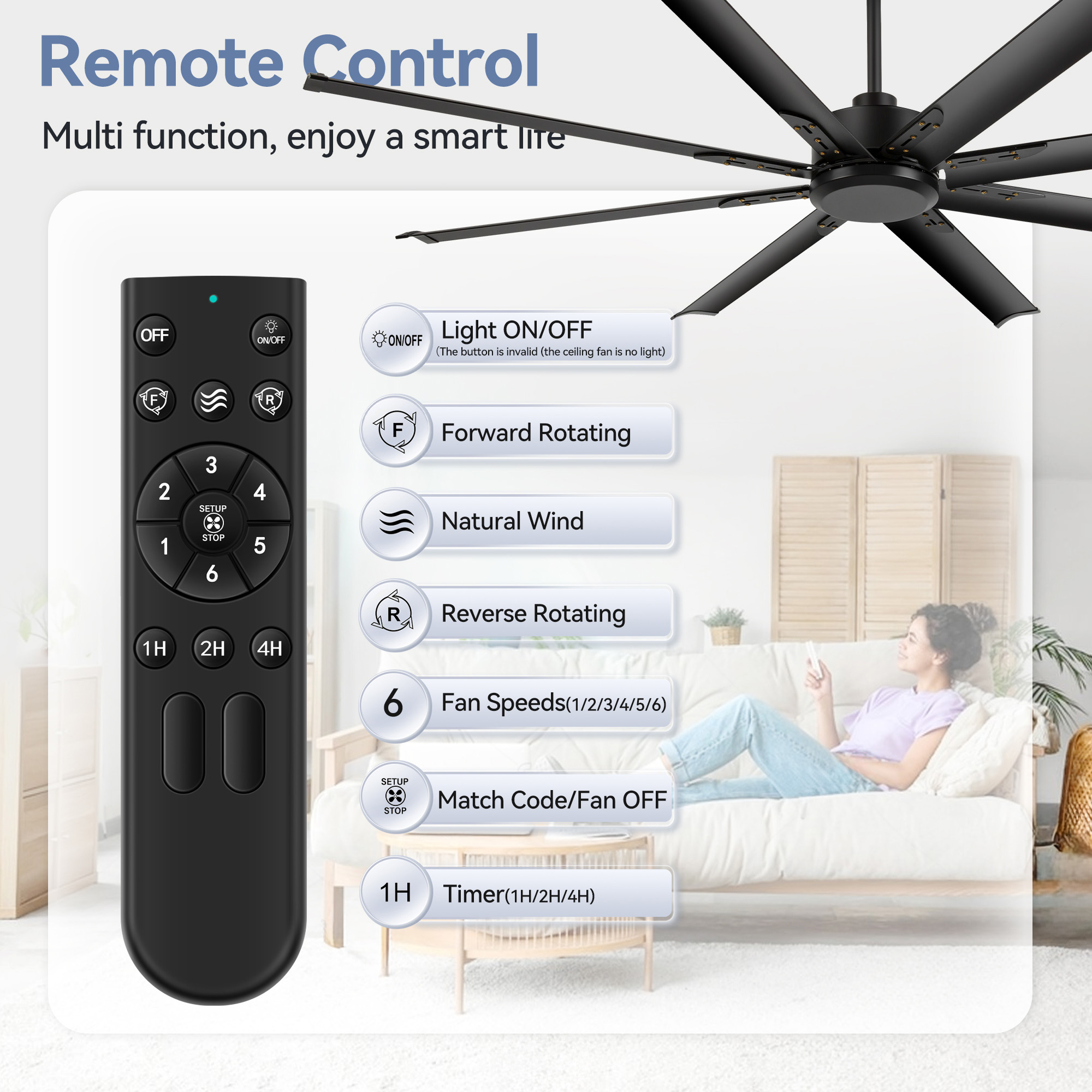 Breezary 29005-BK Ceiling-Fans - View #6
