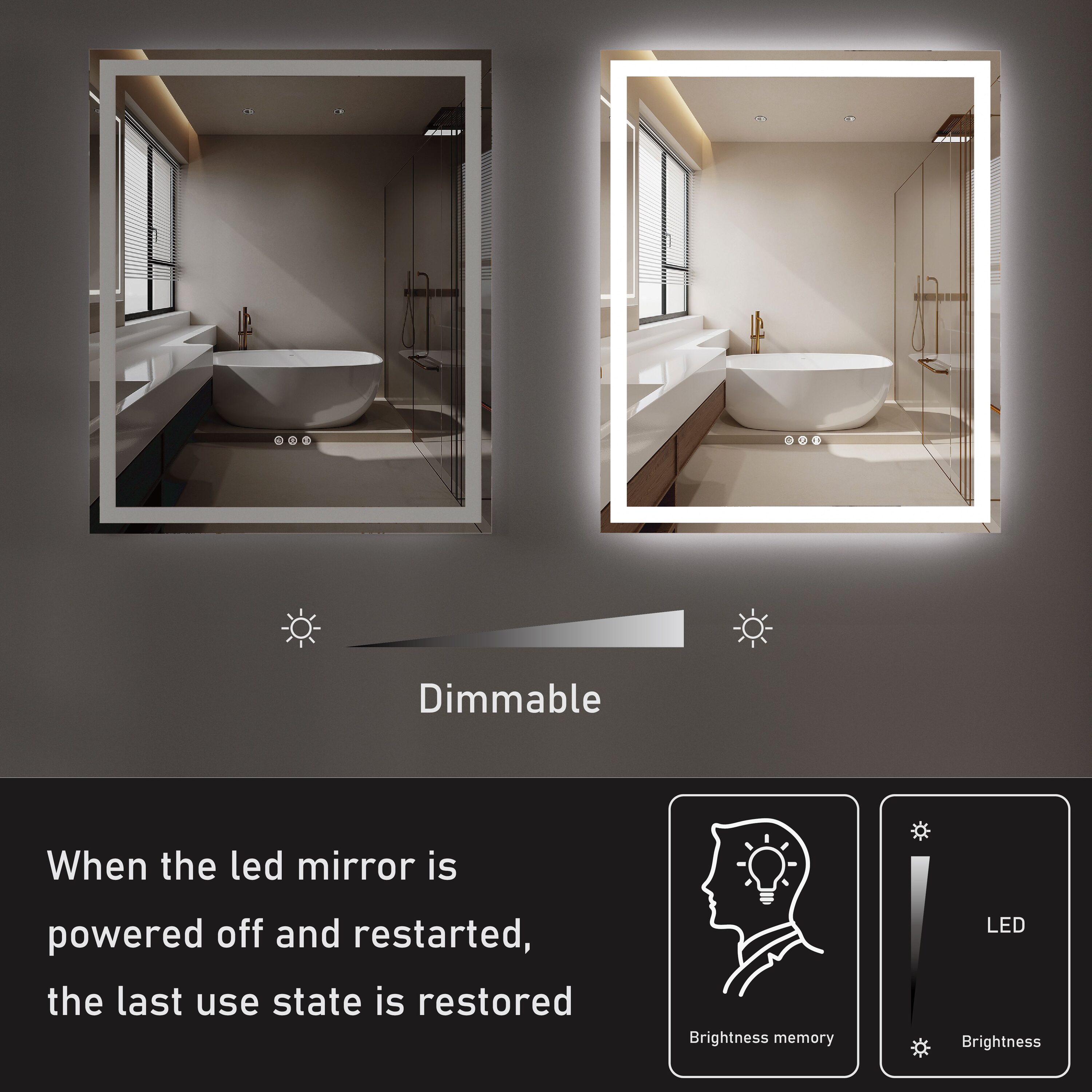 HomLux LMRECTFL3036 Decor-Mirrors - View #7