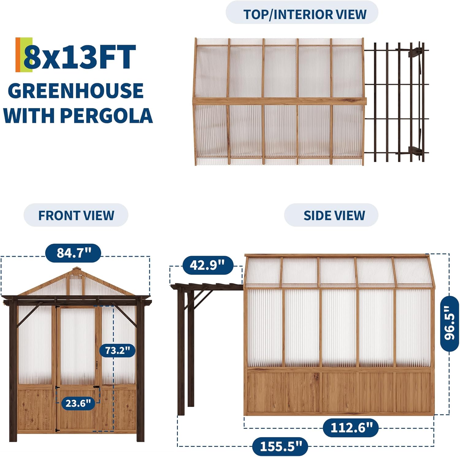 Qeetex QET-GH-WK54 greenhouses - View #2