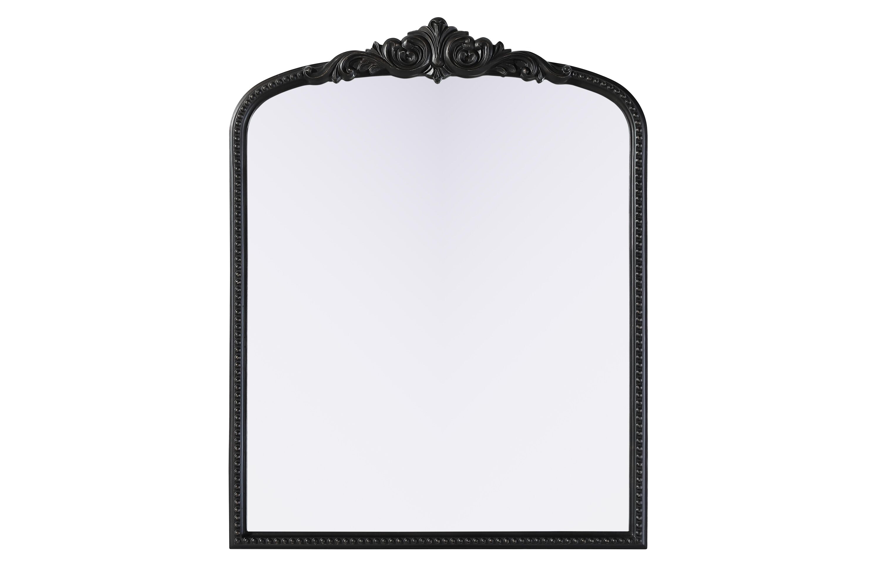 Simply Living Home Solenne Vintage Resin Mirror 33x42 in Vintage Bronze