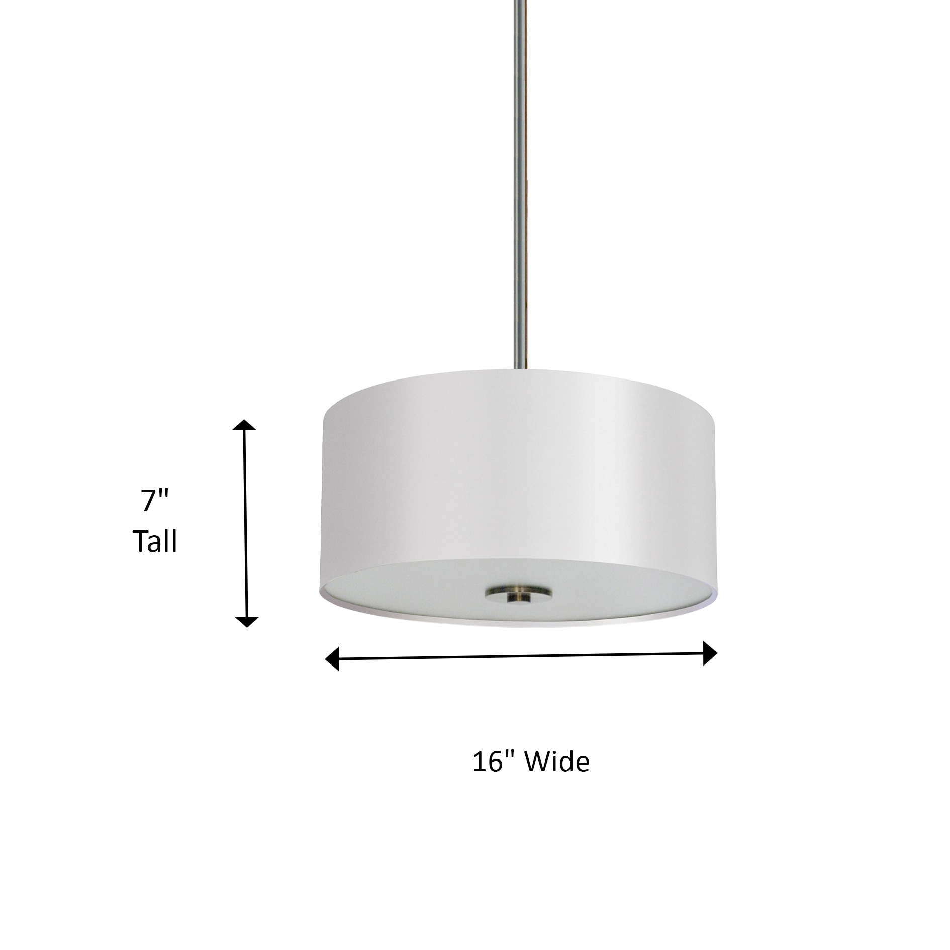 Whitfield Lighting Yasmin 3-Light Black Transitional Drum Hanging ...