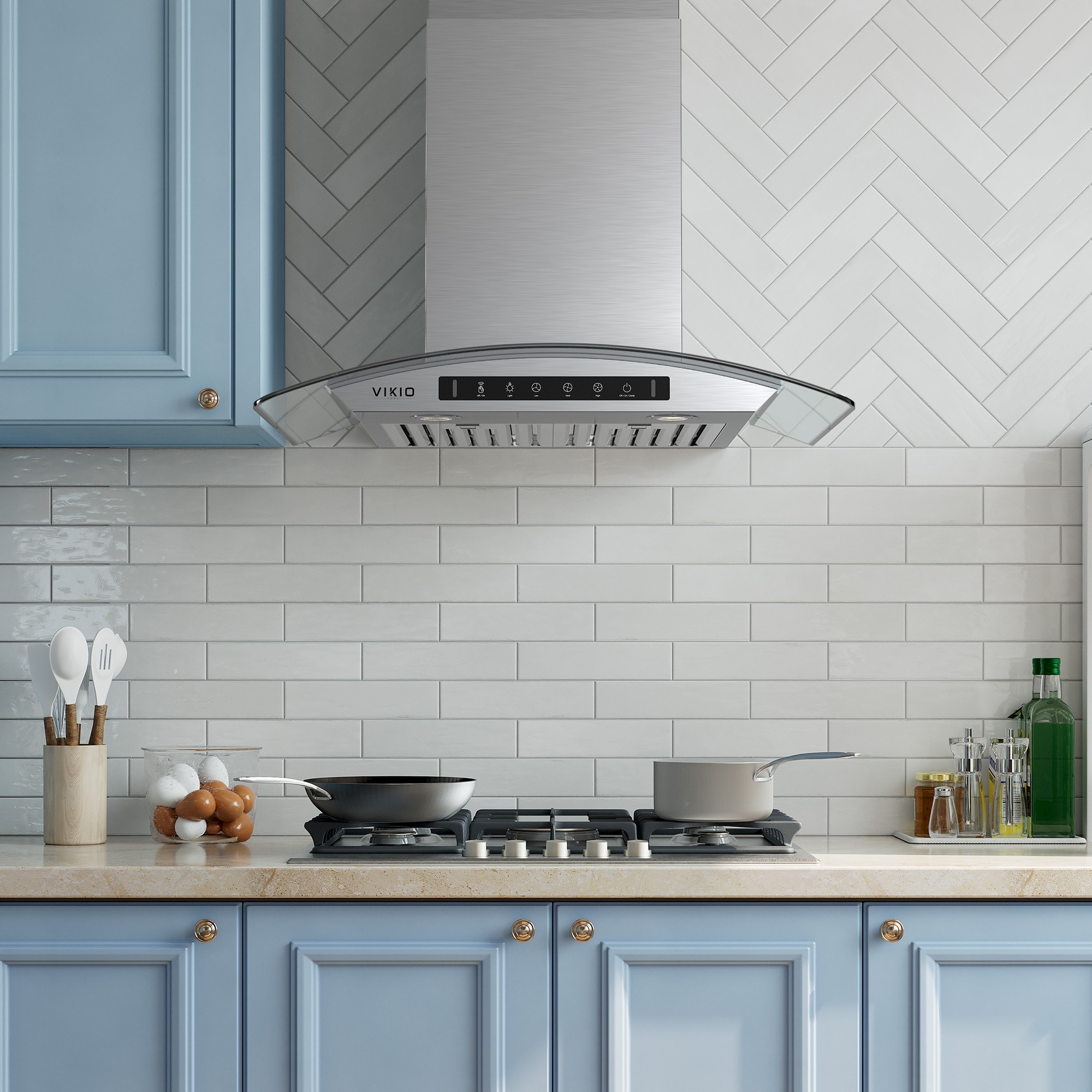 VIKIO VIKRP36-36B-1 Wall-Mounted-Range-Hoods - View #2