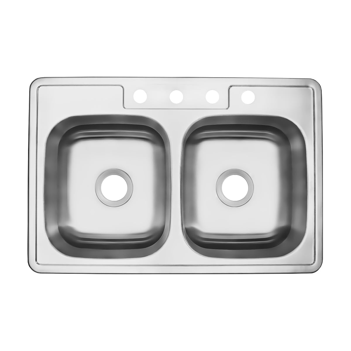 Curate Top Mount 33-in L x 22-in W Stainless Steel Single Bowl 20-Gauge Kitchen Sink