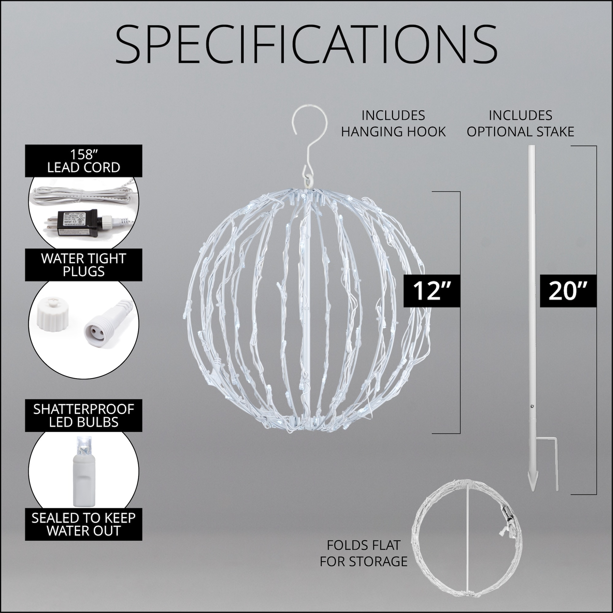 Wintergreen Lighting 80451 Outdoor-Christmas-Decor - View #8