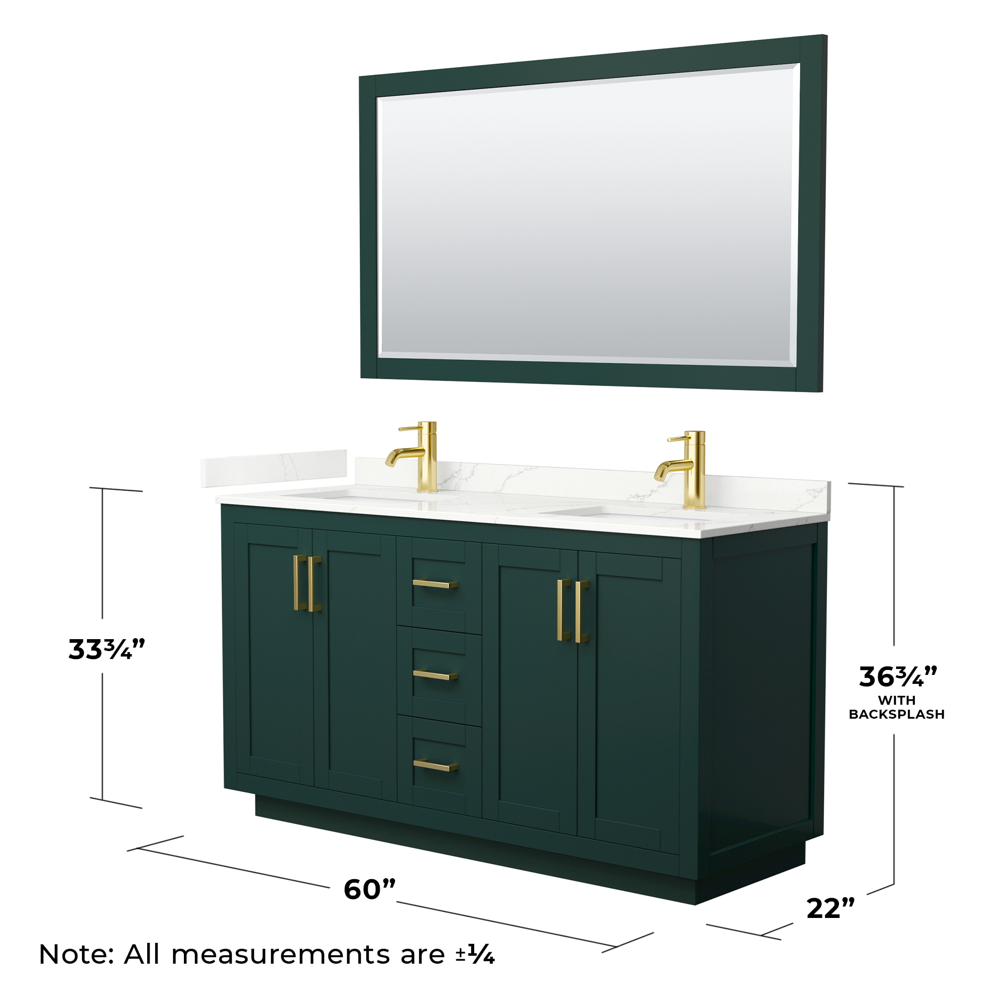 Wyndham Collection WCF292960DGDGTUNSM58 Bath-Vanity-Combo - View #6