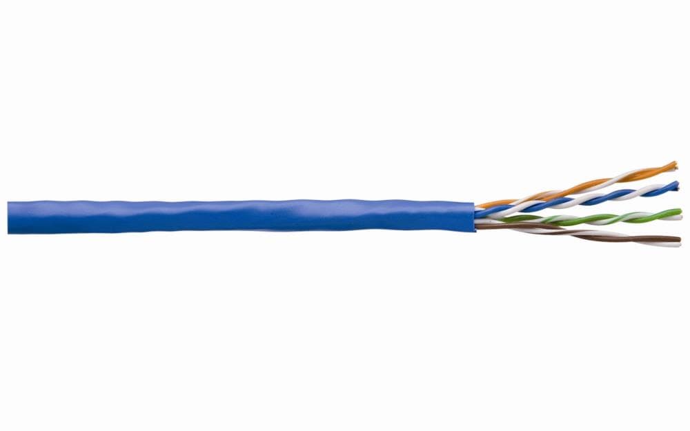  96263 24 CAT 5e 4 Riser Blue Data Cable Spool