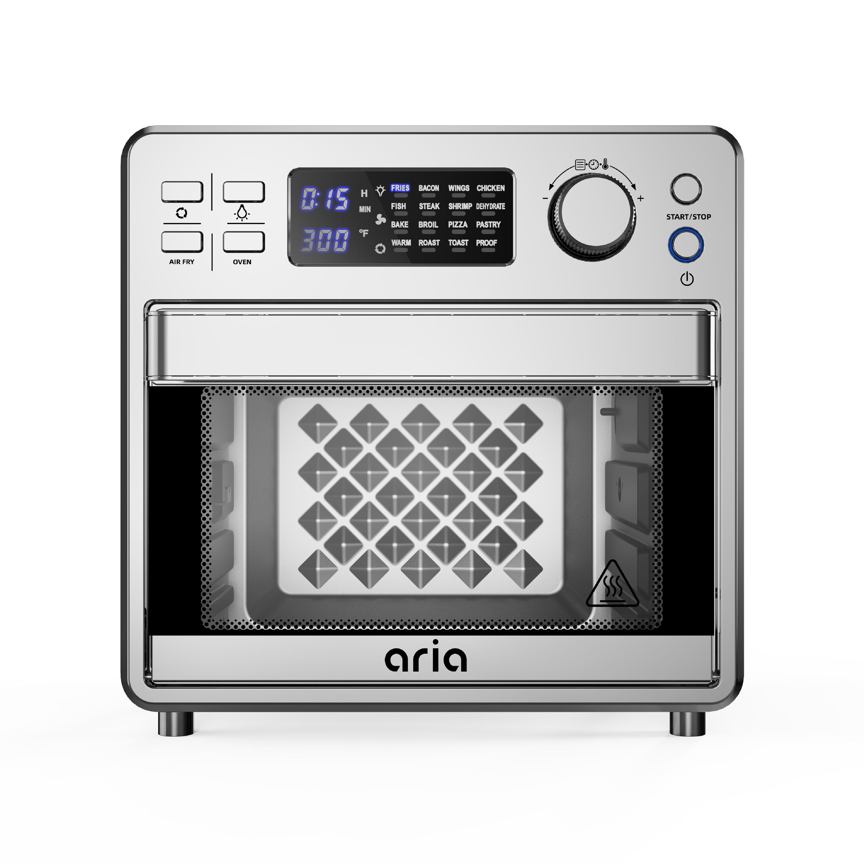 Aria Air Fryers CFA-897 Aria Ceramic Air Fryer, 5Qt, Premium Black