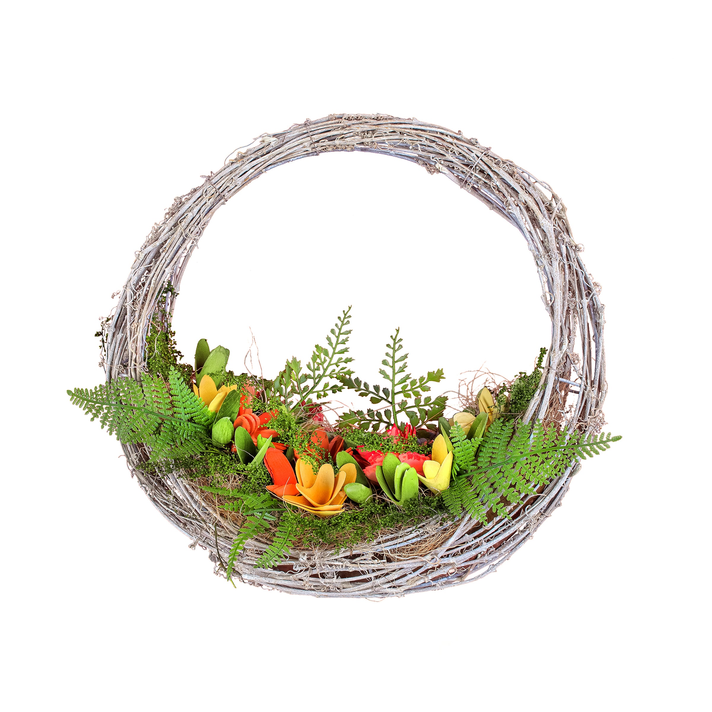 National Tree Company EG79-18B0442-1 14-in H Spring Wreath