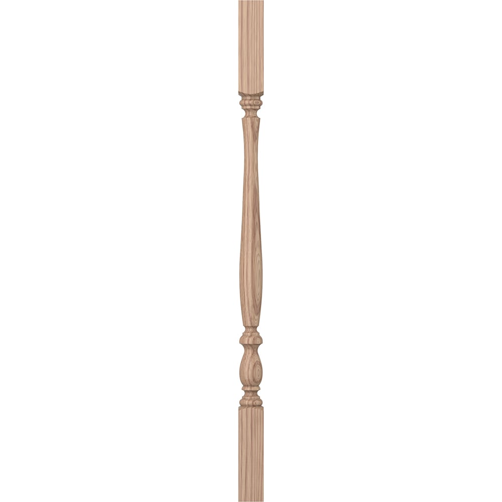 L.J. Smith Stair Systems LJP-2905-HK 34 34-in x 1.75-in Unfinished Hickory Square Top Stair Baluster