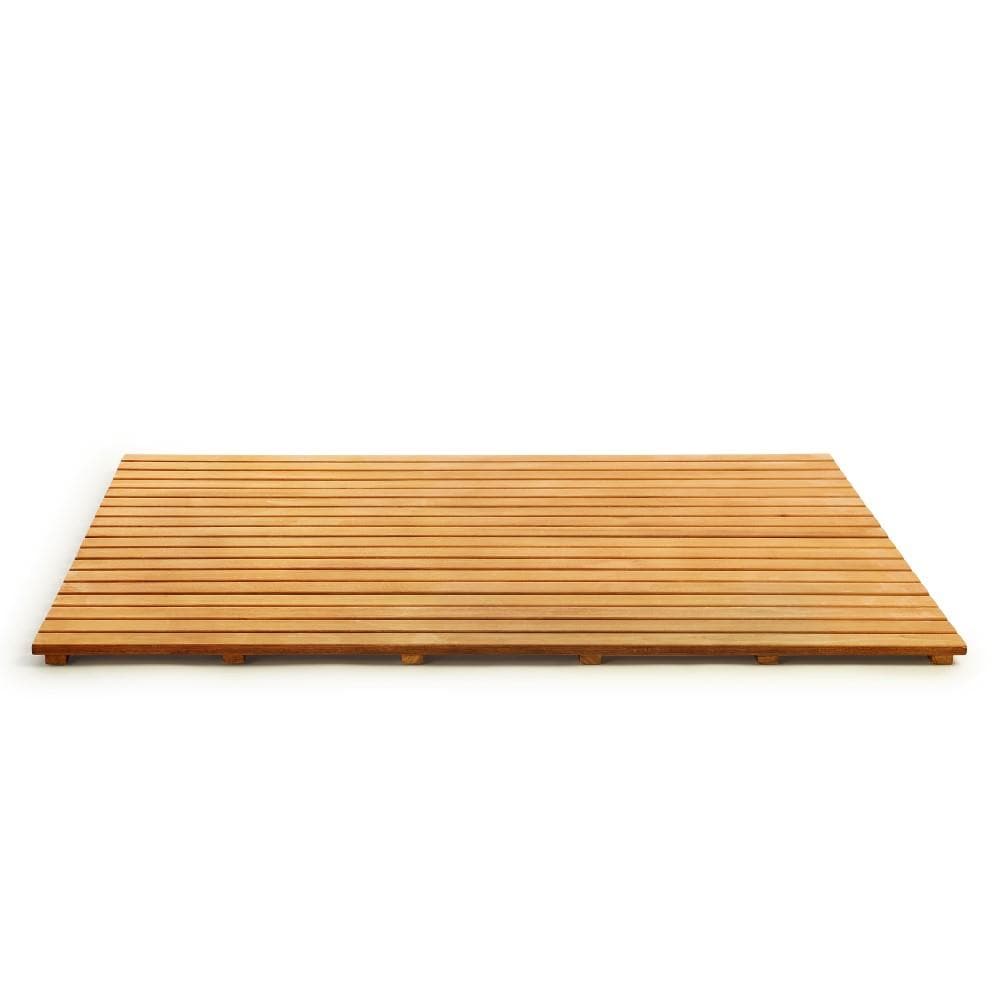 Union Rustic Cathrine Teak & Wood Shower Mat with Non-Slip Backing &  Reviews