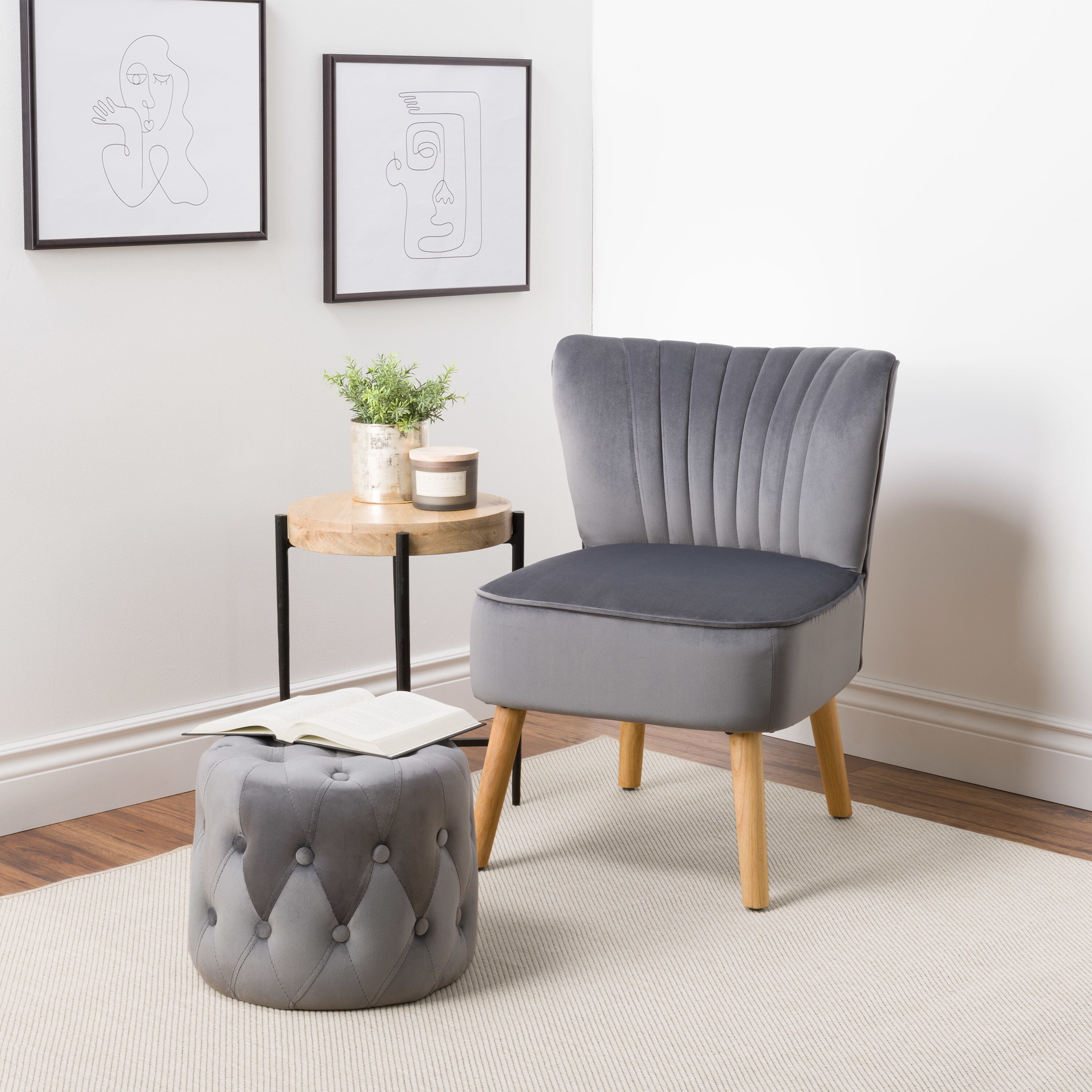 CorLiving LYN-426-O Indoor-Ottomans - View #5