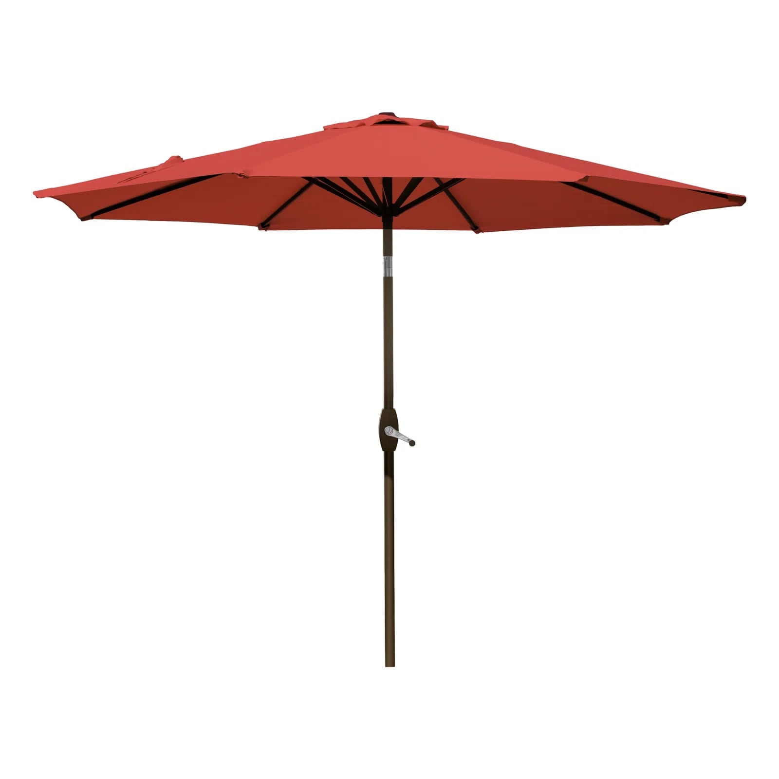 Westin Furniture 9806031 9-Feet Steel Red Push-button Tilt Garden Patio Umbrella