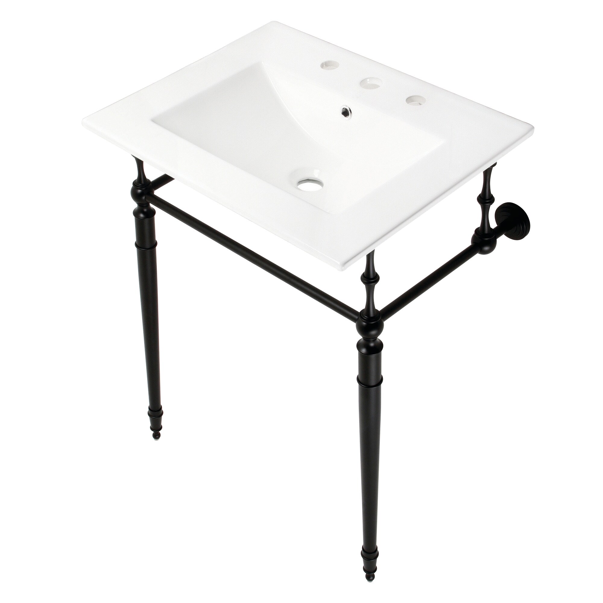 Kingston Brass WLKVPB24187W8MB Bath-Sink - View #2
