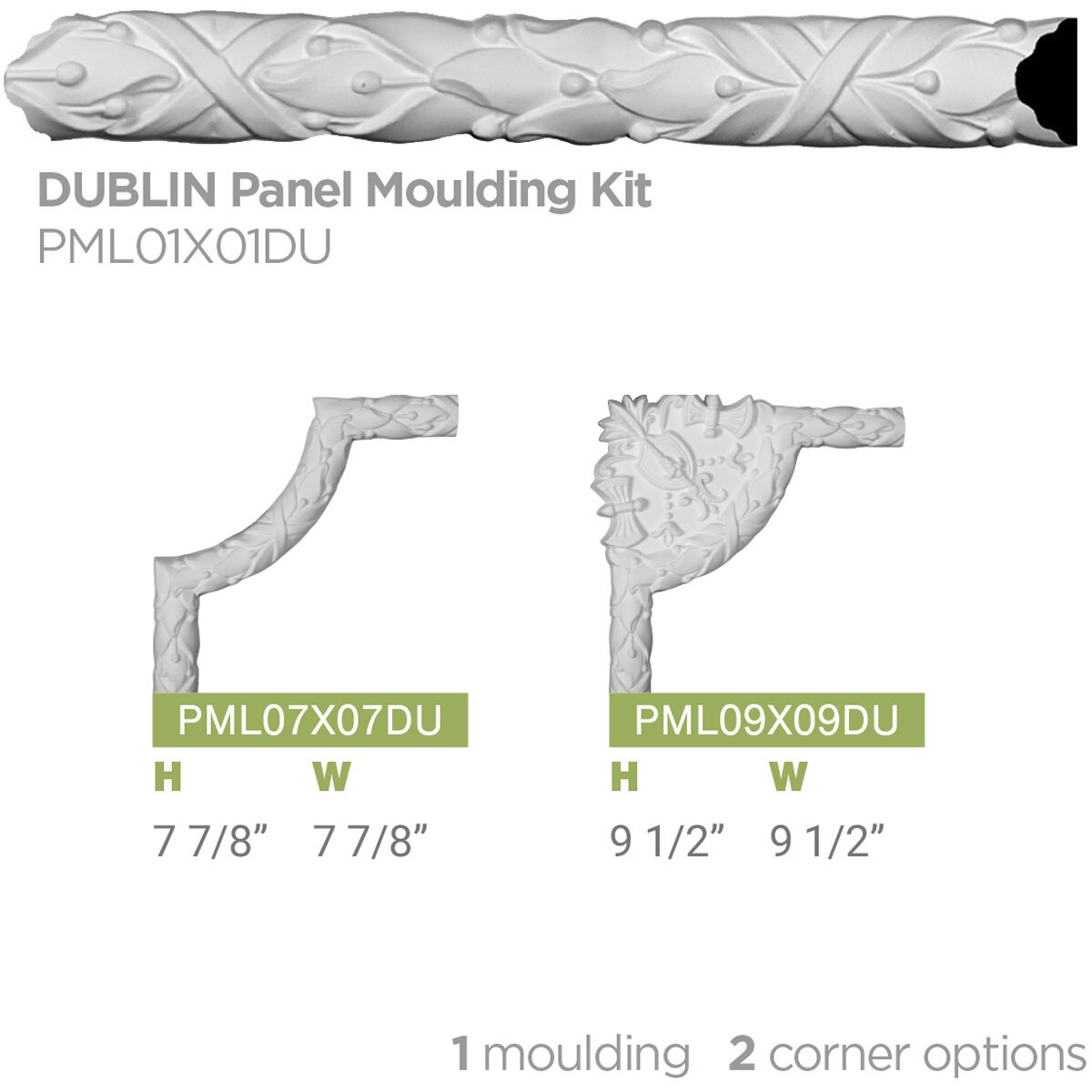 Ekena Millwork PML01X01DU Wall-Panel-Moulding - View #6