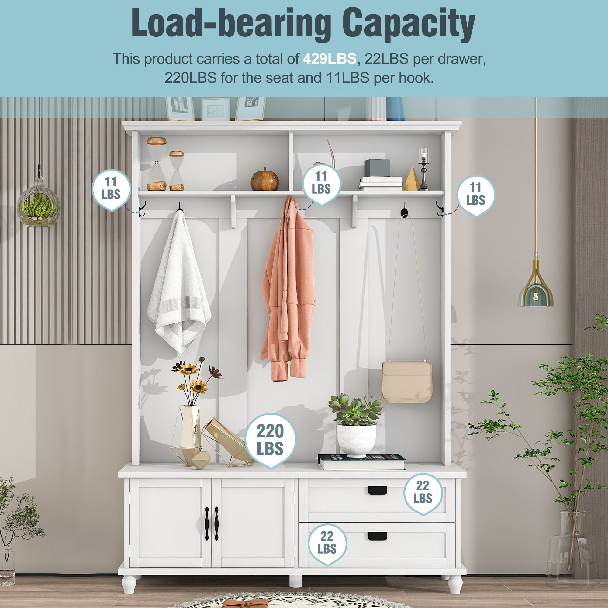ModernLuxe WF306450AAK Coatrack-Stands-Pedestals - View #6