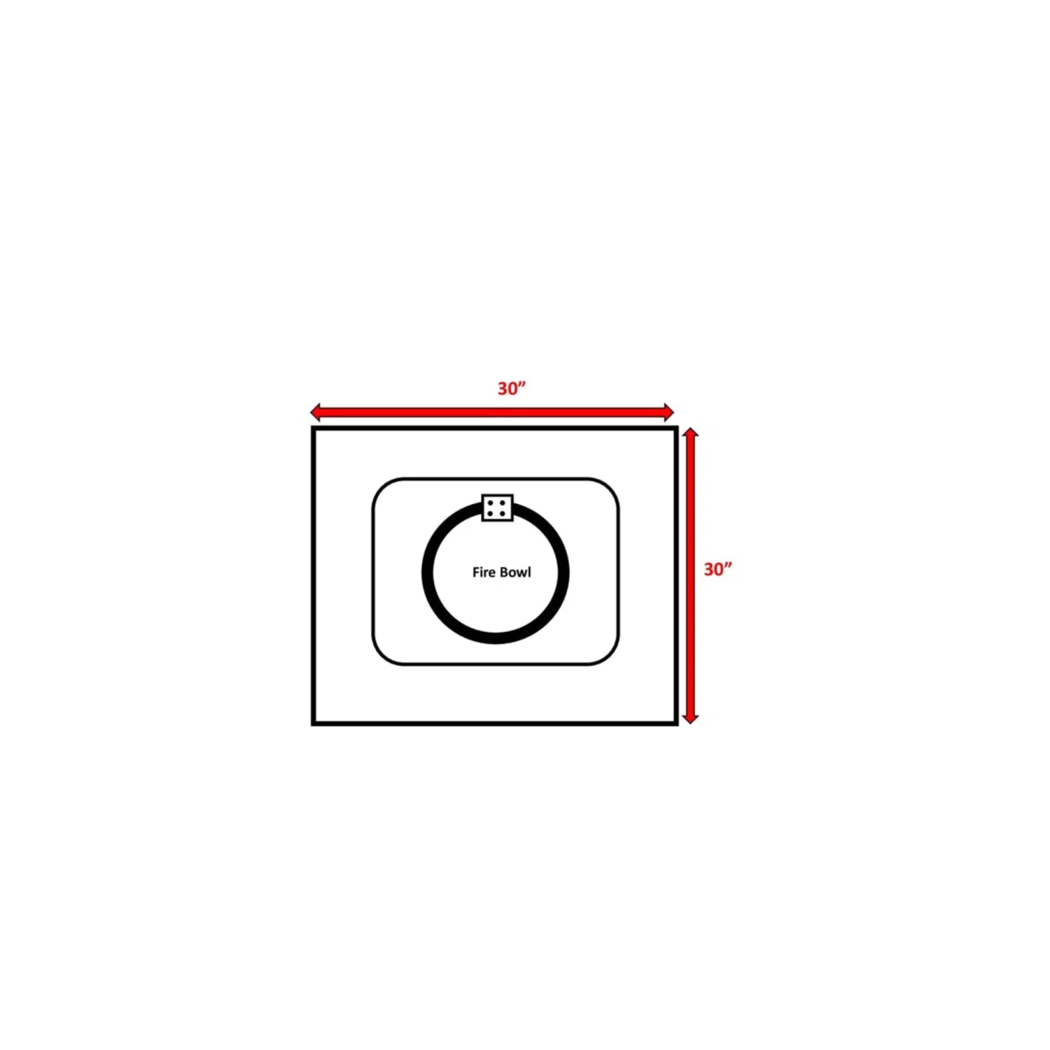 REIBII FXLS0605-511B32 Outdoor-Gas-Firepits - View #5
