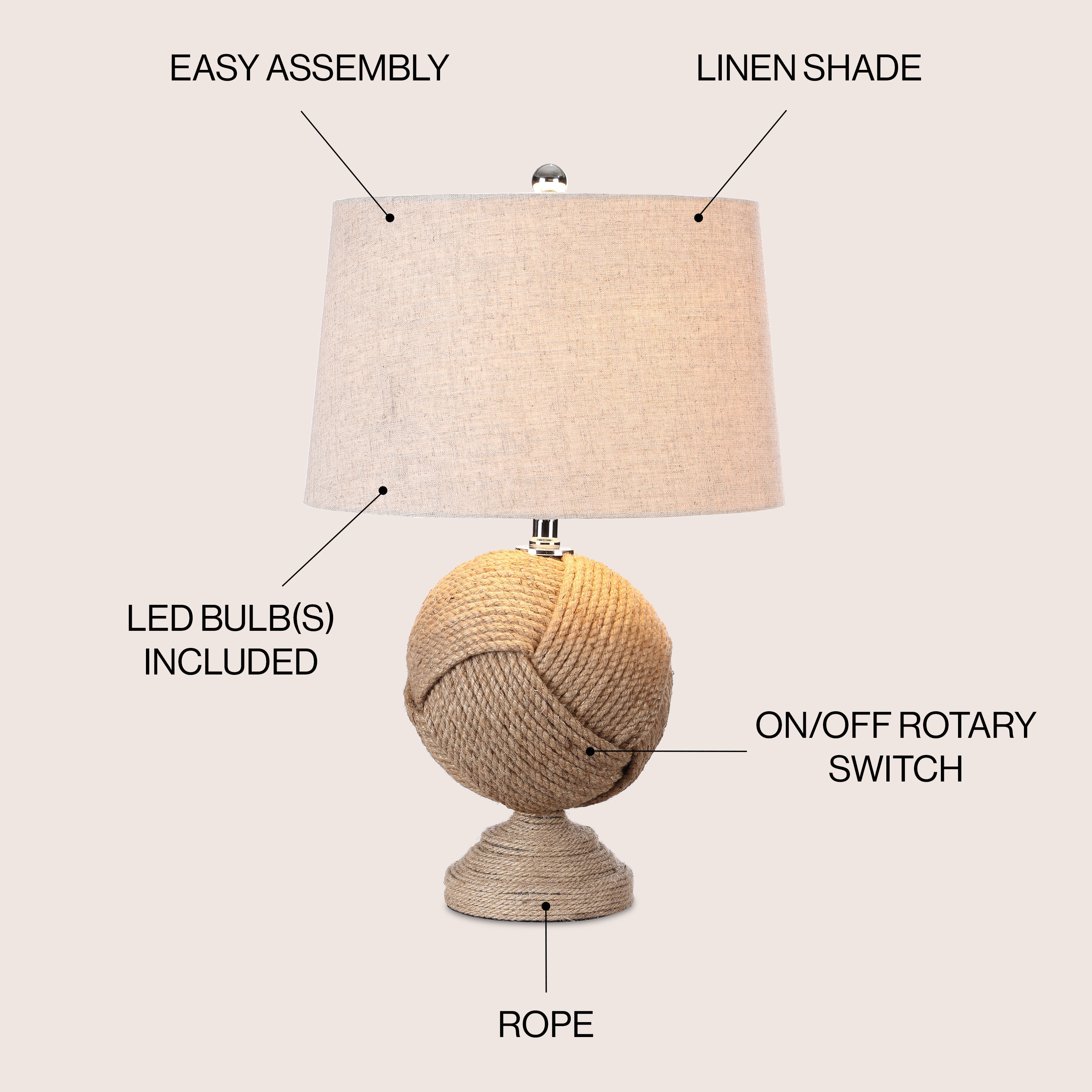 JONATHAN  Y JYL1005A Table-Lamps - View #3