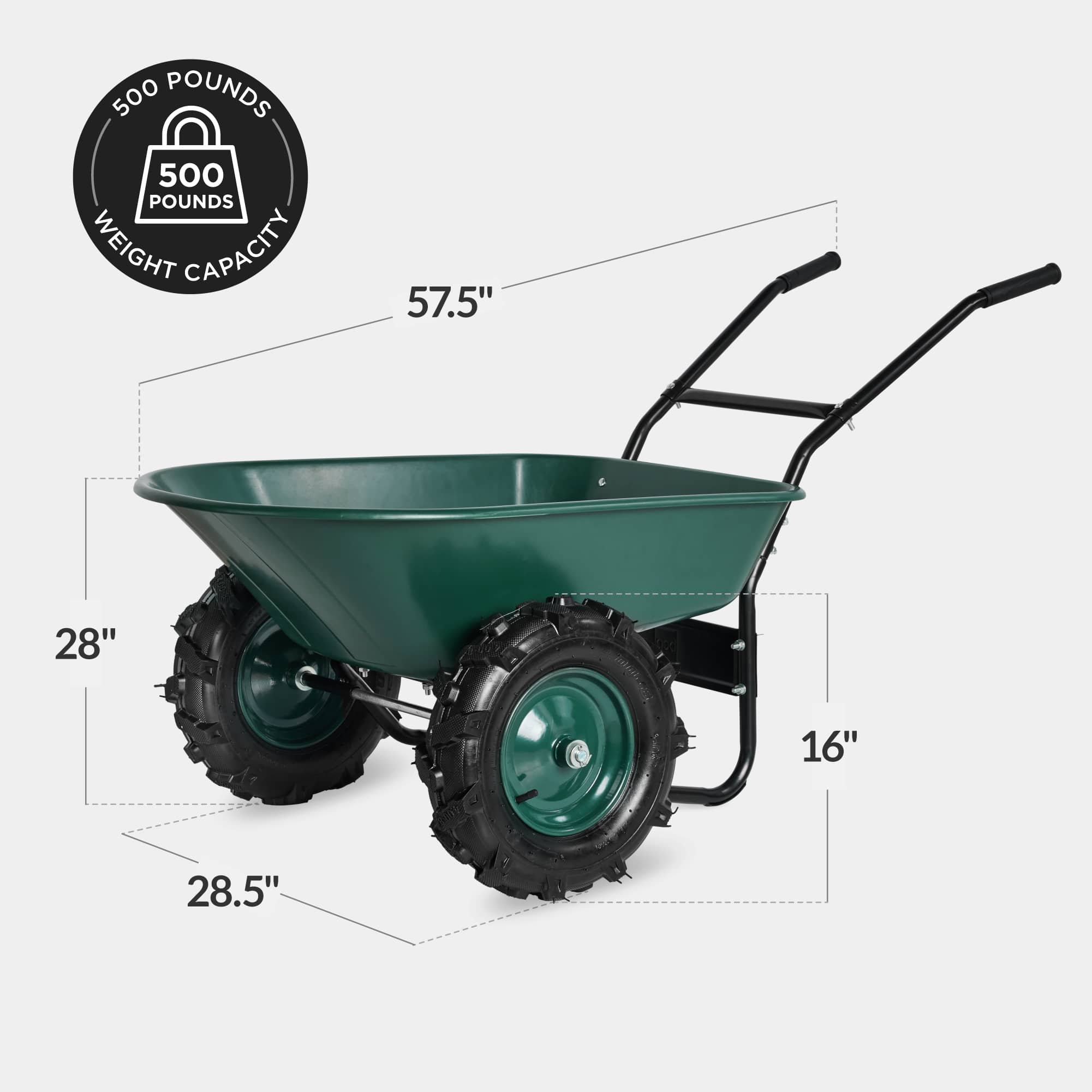 Best Choice Products SKY10575 wheelbarrow - View #2