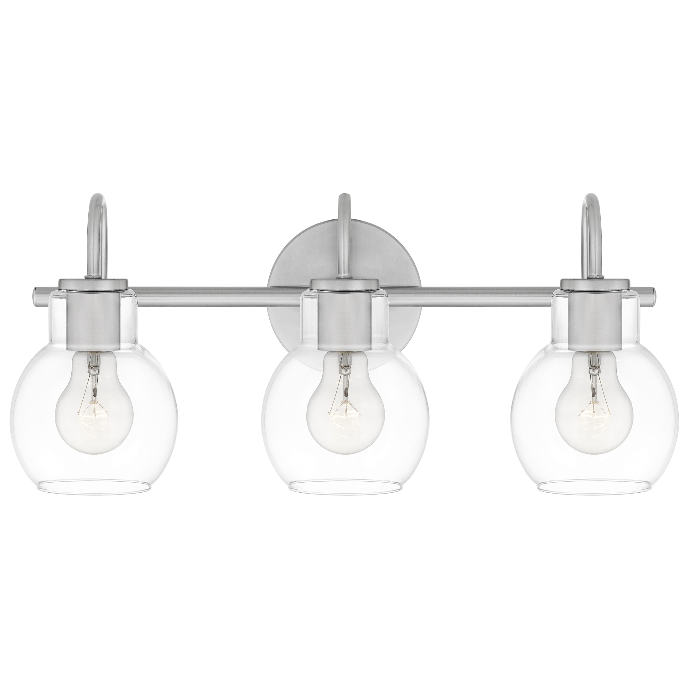 Quoizel UPTR8604IS Uptown Theater Row 240W Vanity Light Fixture Imperial Silver 