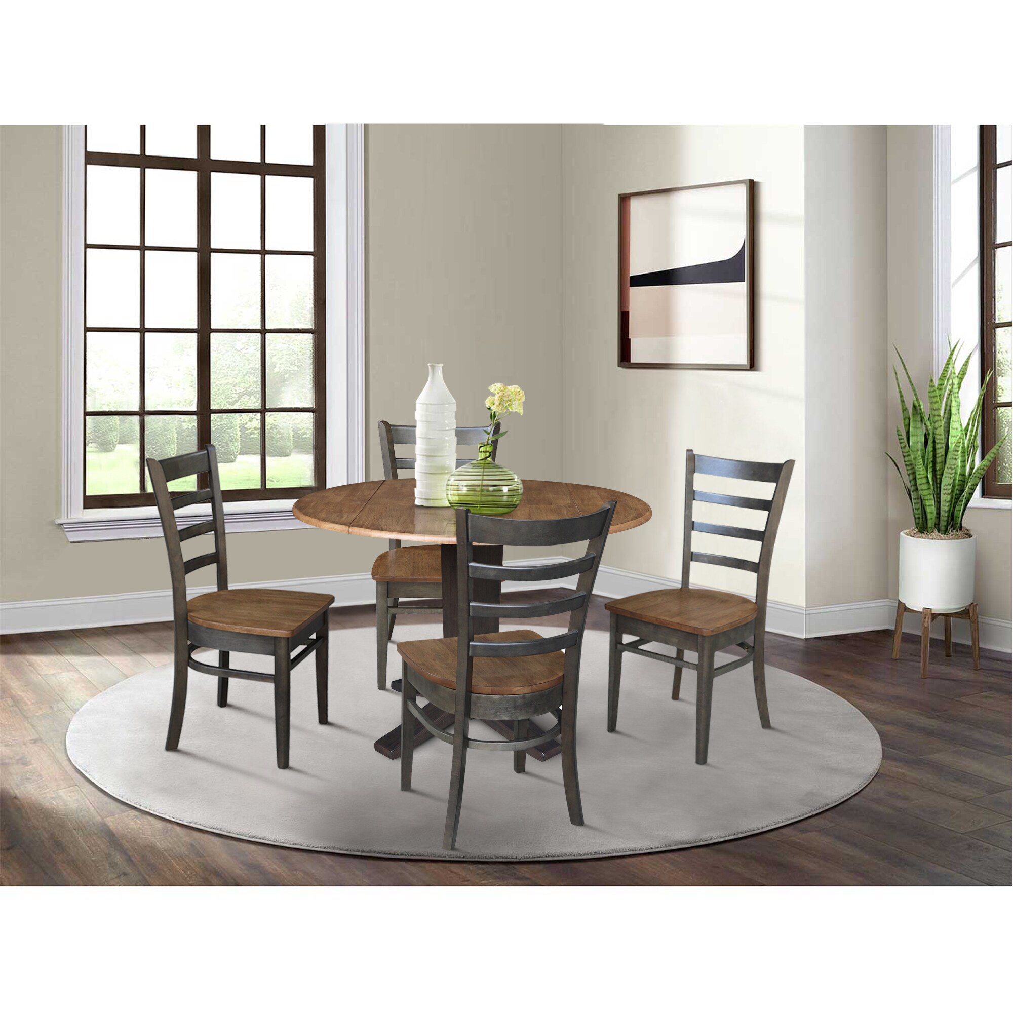 International Concepts K45-42DPT-23B-C617-4 Dining-Sets - View #2