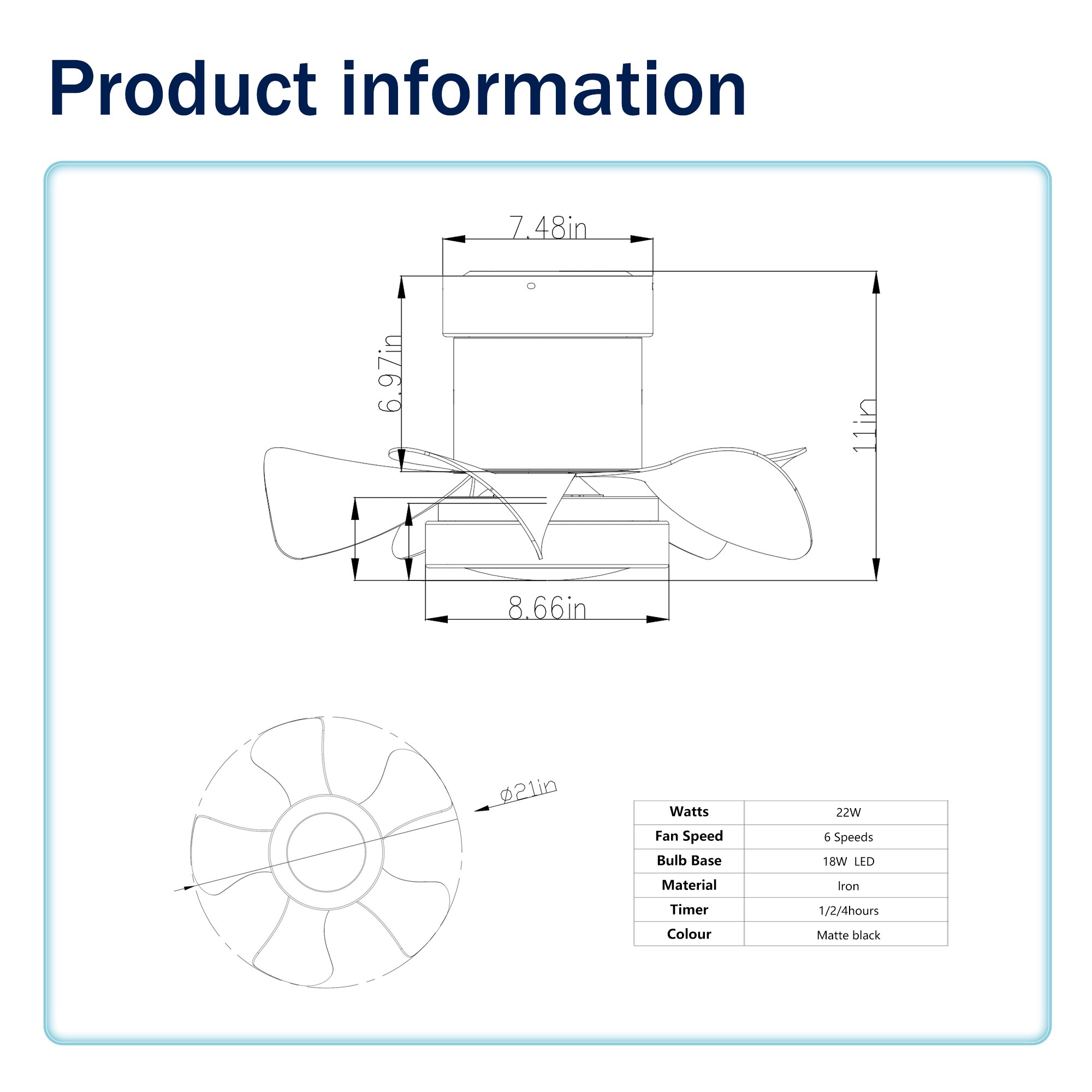 Bybafun YB5700136 Ceiling-Fans - View #4