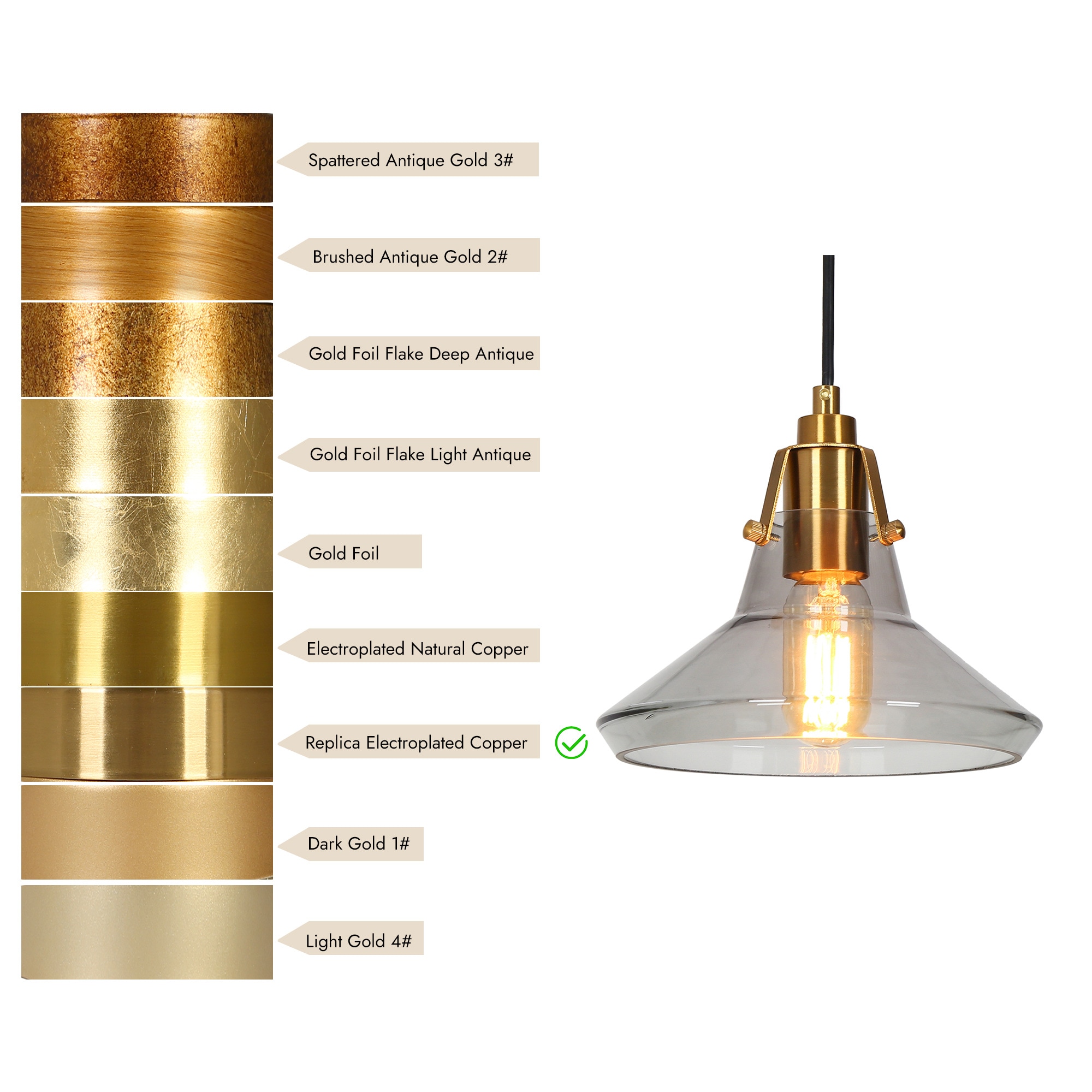 ZEVNI Kasper 1 -Light Matte Black/Polished Brass Gold