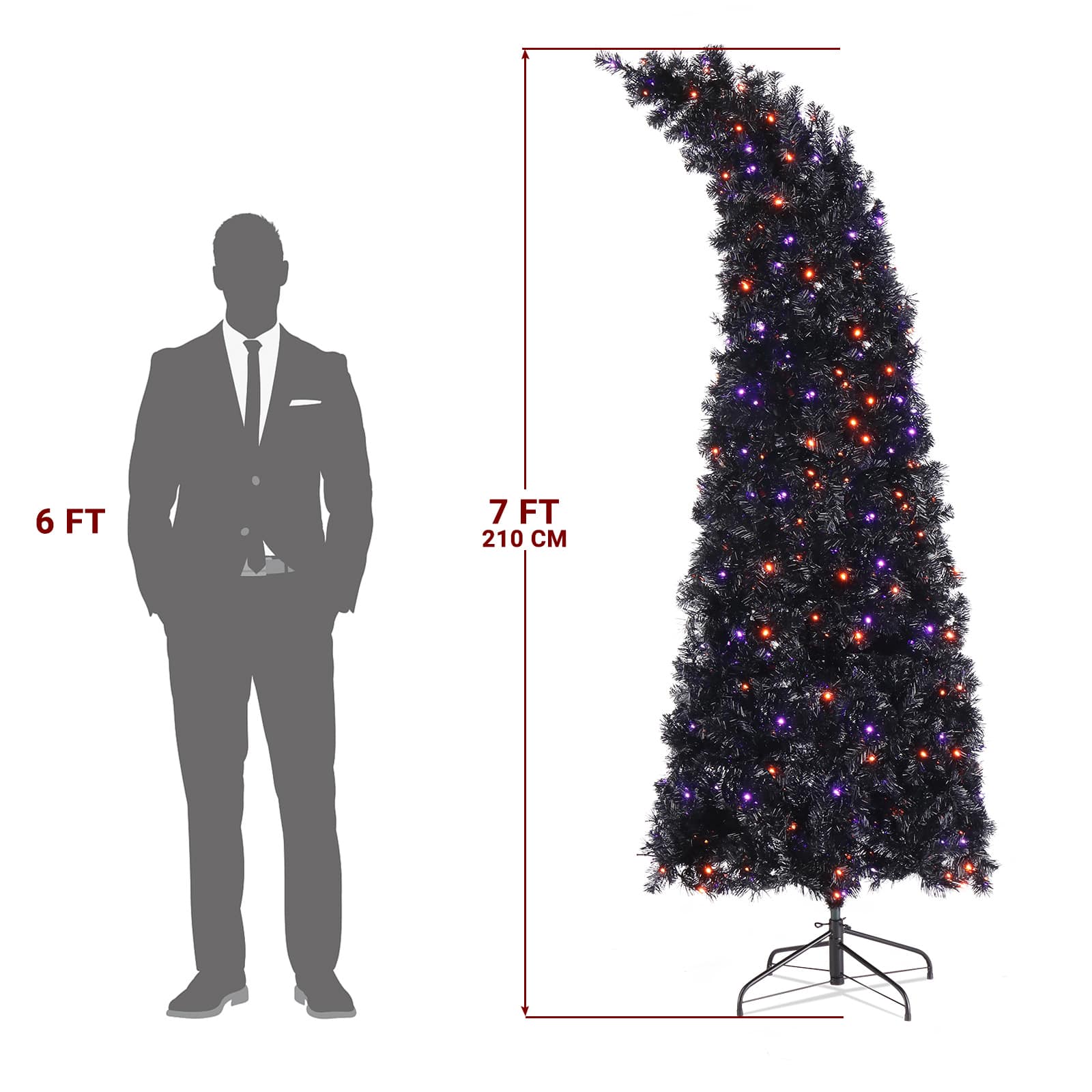VERYKE LL-CST120 Artificial-Christmas-Trees - View #3