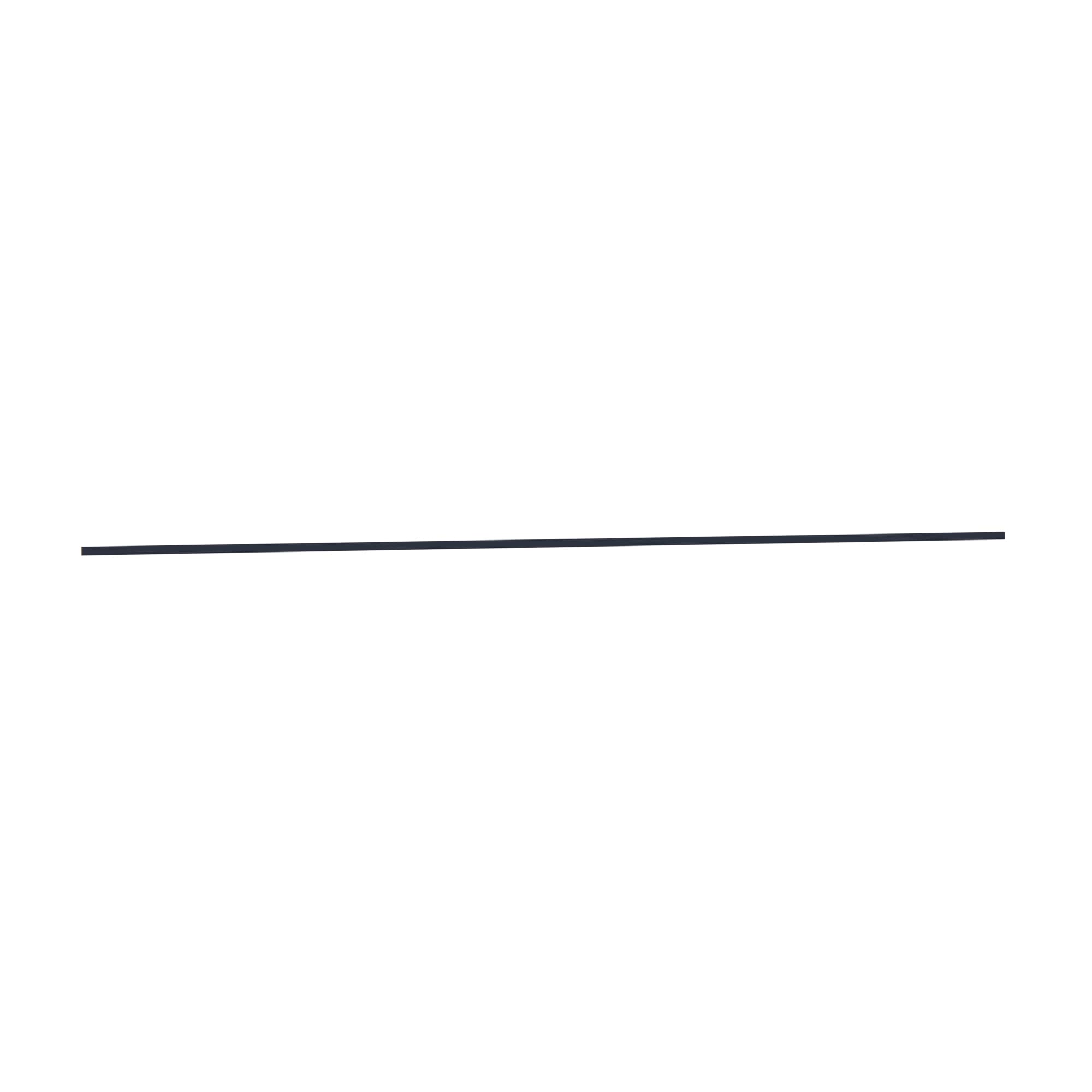 KraftMaid Momentum NBM8G77 Deveron Chamfered Cabinet Moulding 96-in W x 0.75-in H x 0.25-in D Midnight Painted