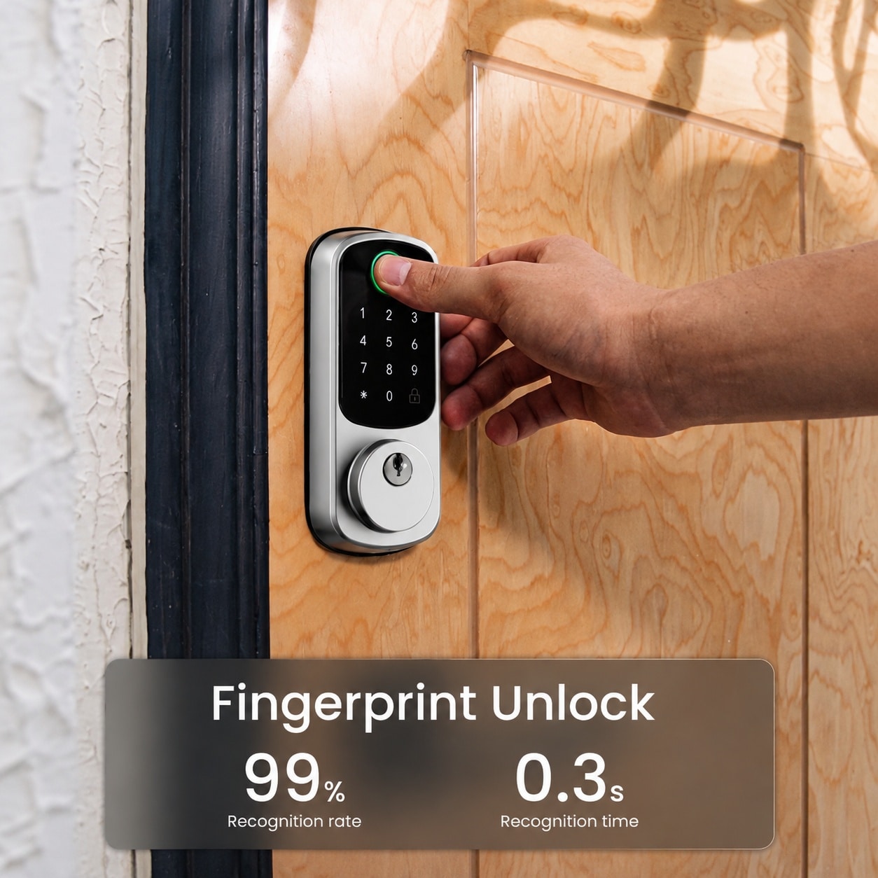 Afoxsos LAF0813F486 Electronic-Door-Locks - View #3