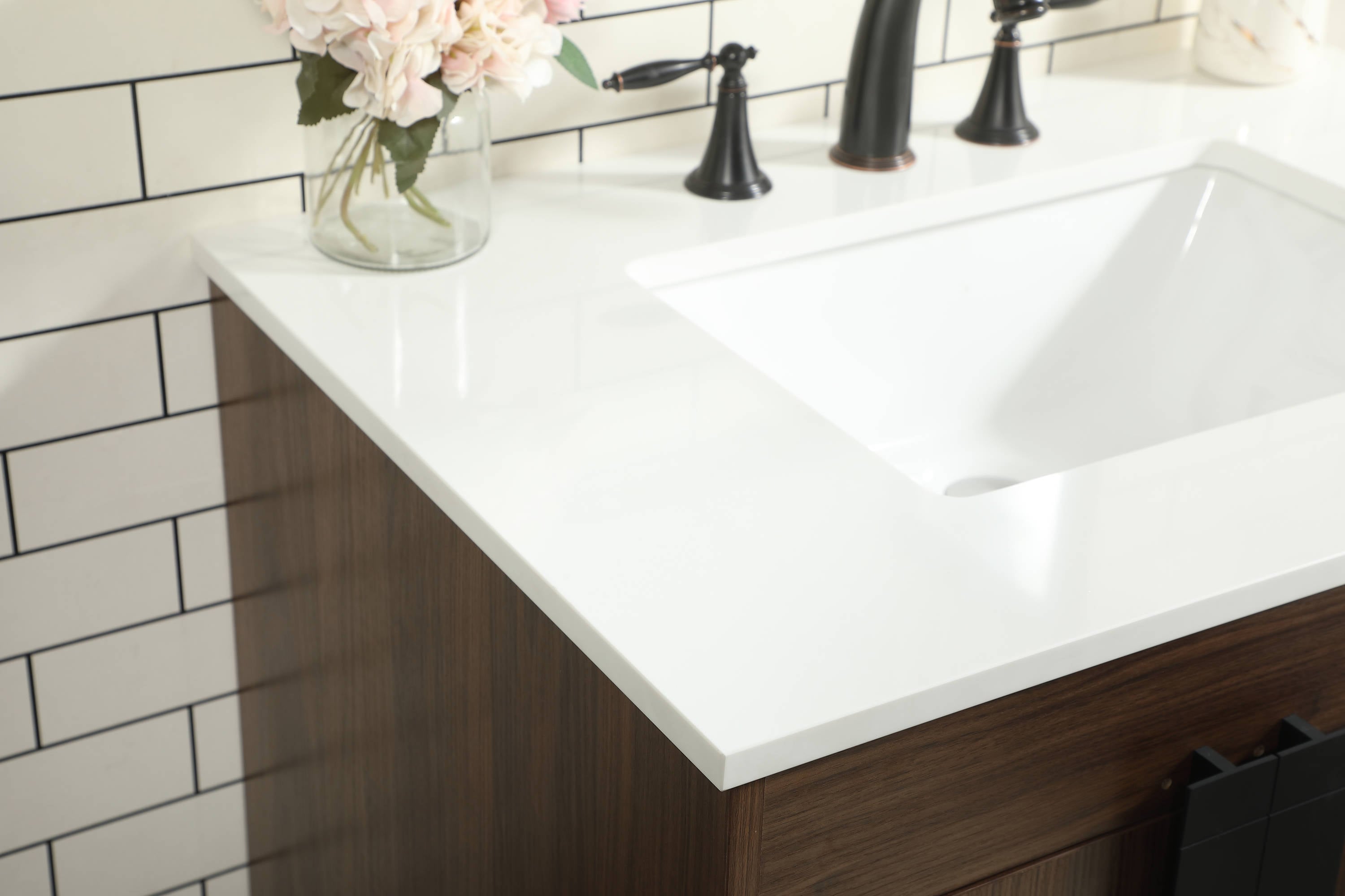 Elegant Decor HF146496MWT Bath-Vanity-Combo - View #6