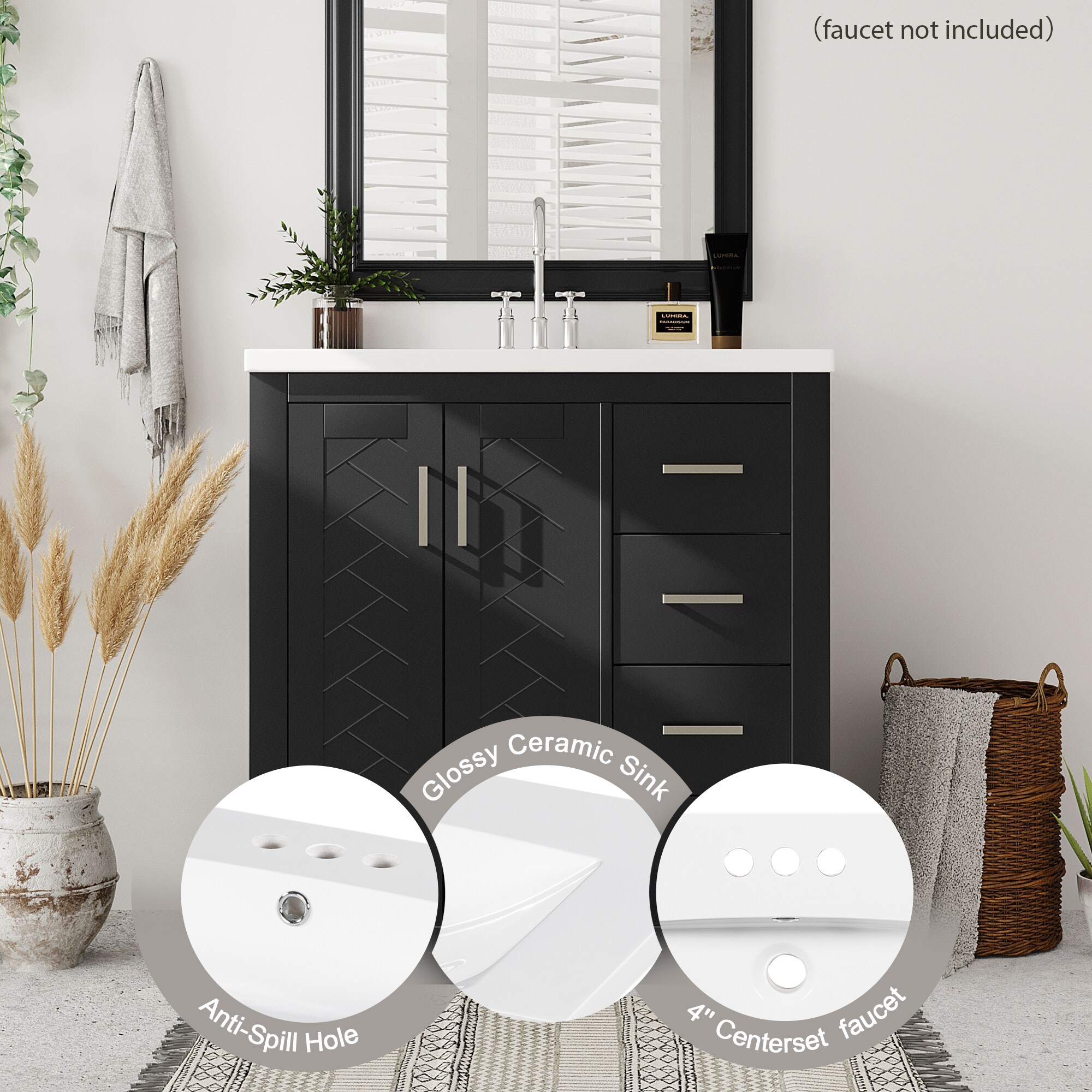 ModernLuxe L3P-N710P191947B Bath-Vanity-Combo - View #5