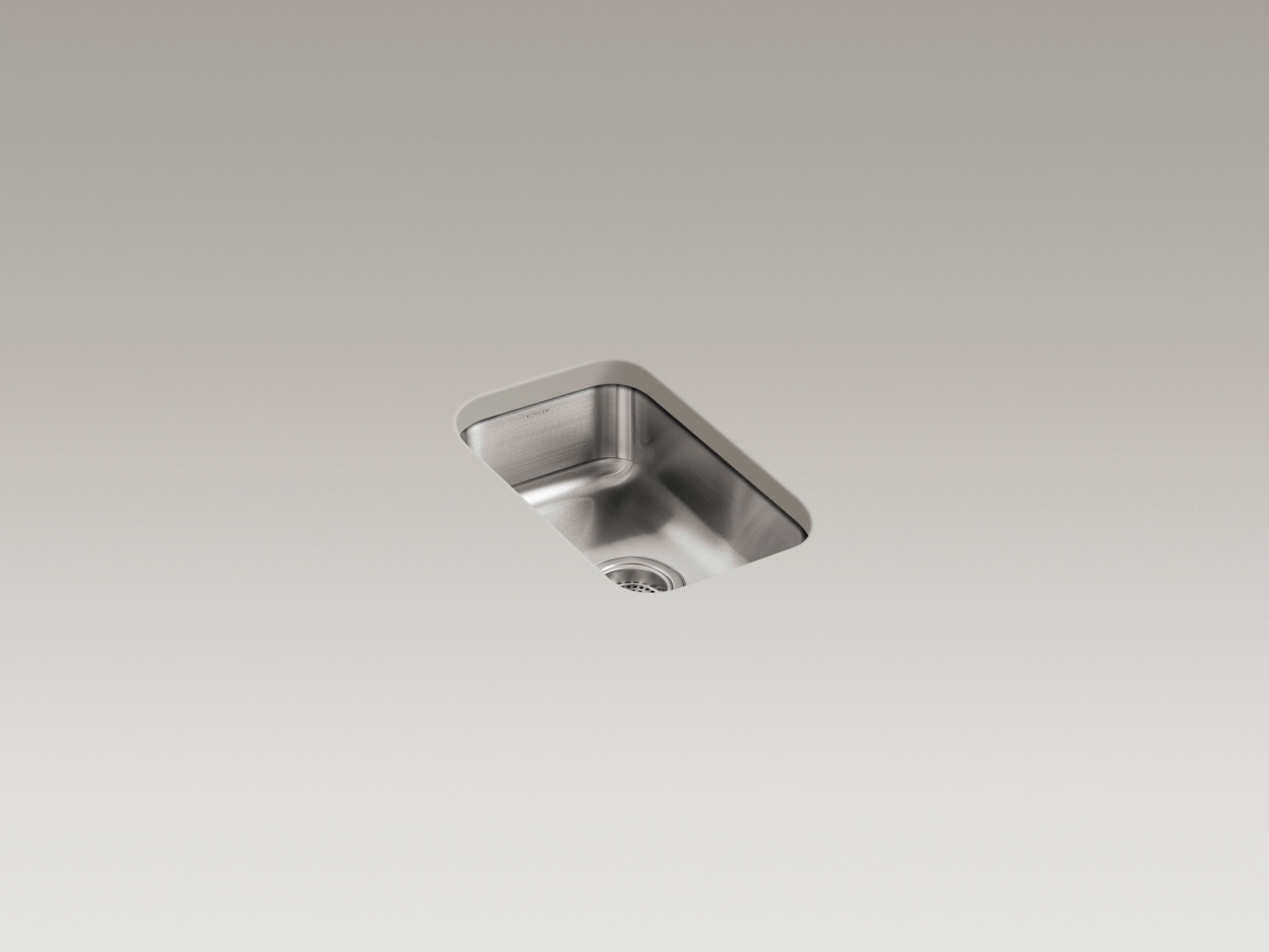 KOHLER Undertone 10-3/4 undermount single-bowl kitchen sink