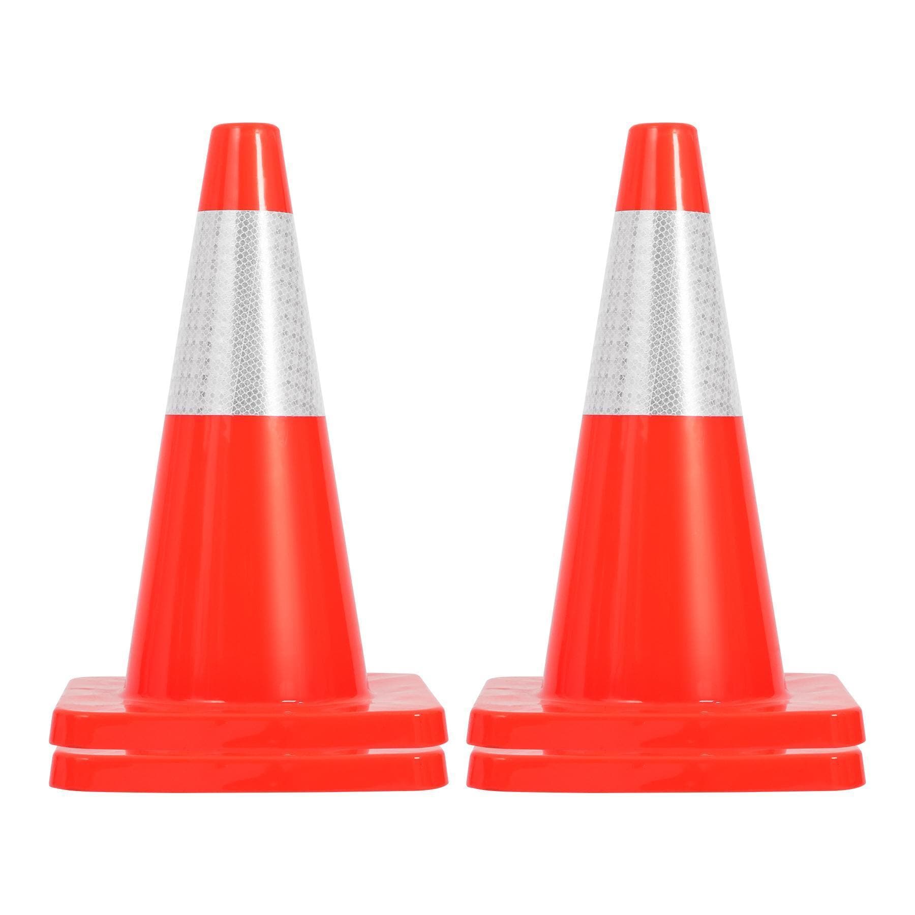 Bayfeve 4-Pack 18-in Red Traffic Safety Cone