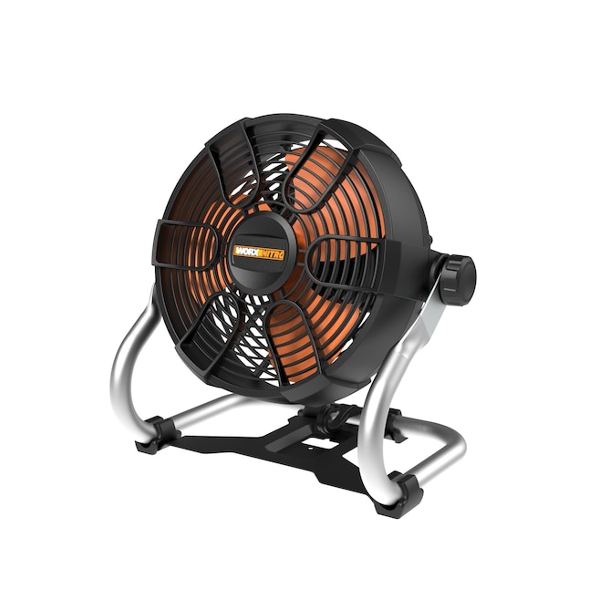 WORX 9-in 2-Speed Indoor Black Personal Fan in the Portable Fans department  at