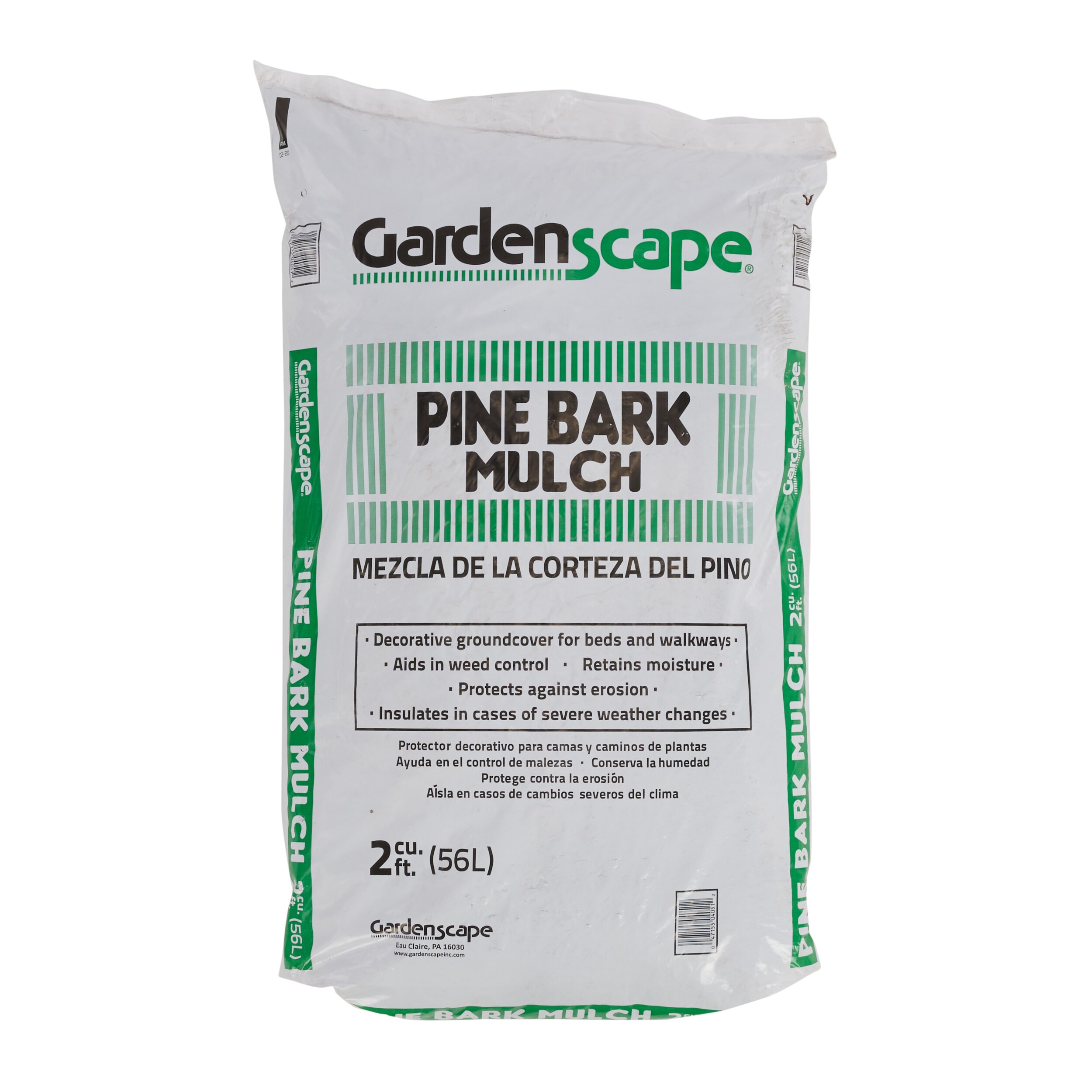 Gardenscape 2 Cu Ft Dark Brown Pine Bark Mulch Gpm2 At