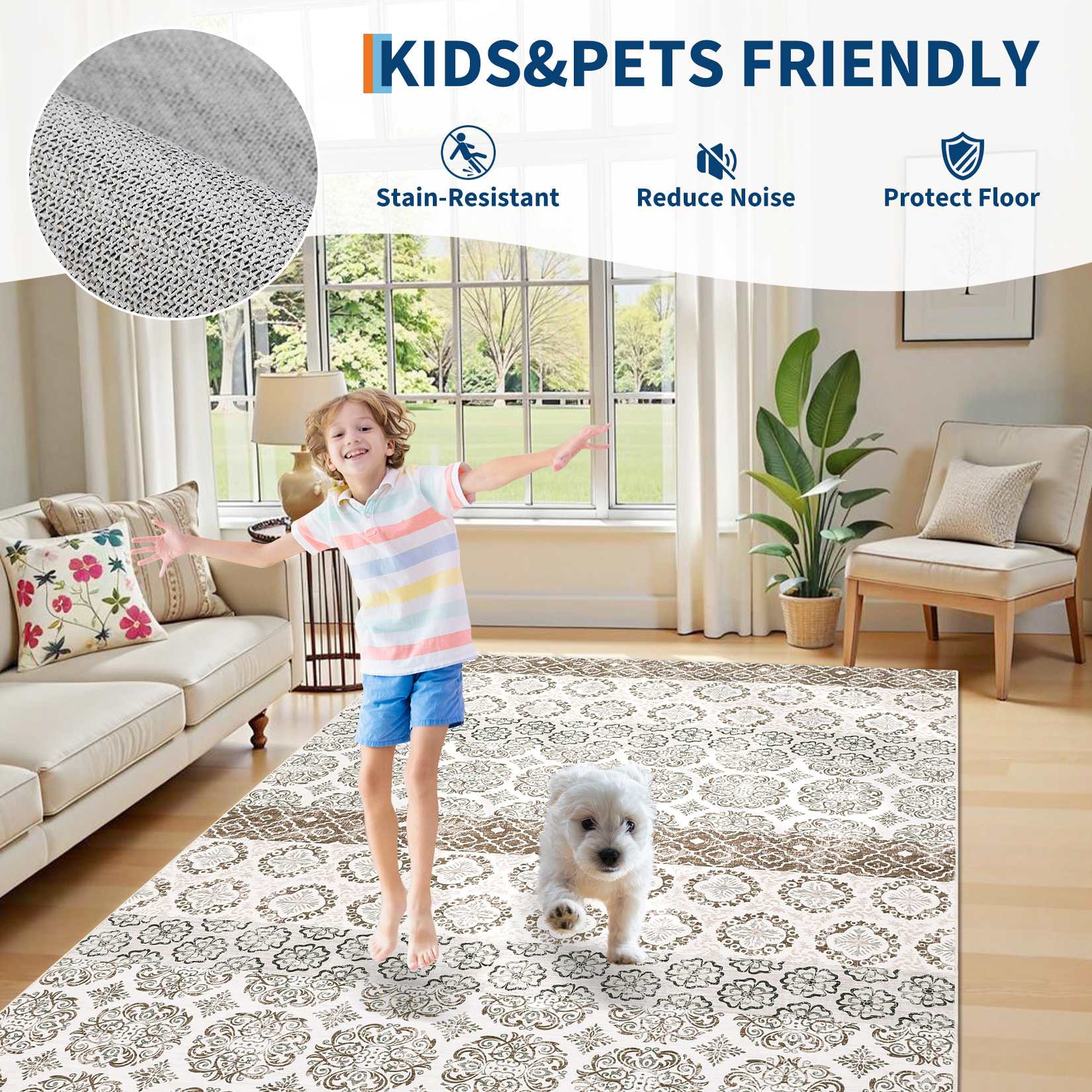 Qeetex LSN-PHK-343NATMS rugs - View #7