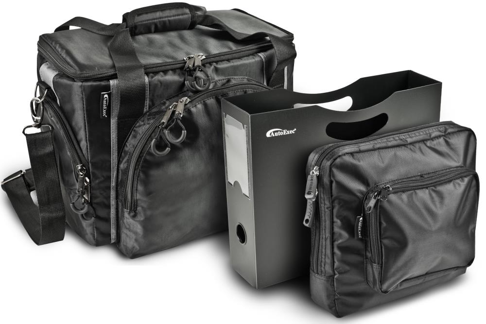 AutoExec AUE15006 Business Case with one Tablet Case and one Hanging File Holder