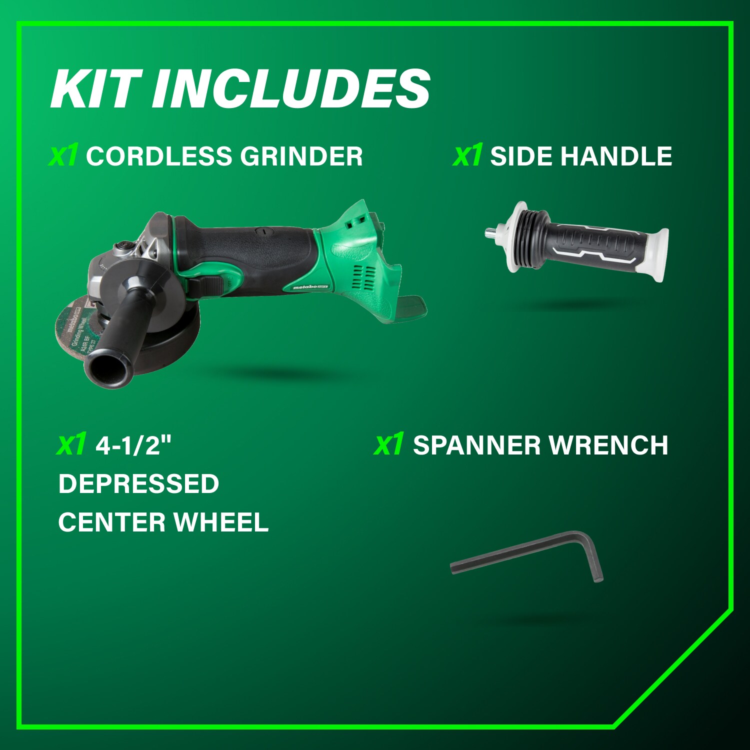Metabo HPT G18DSL2Q4M Cordless-Grinders - View #5