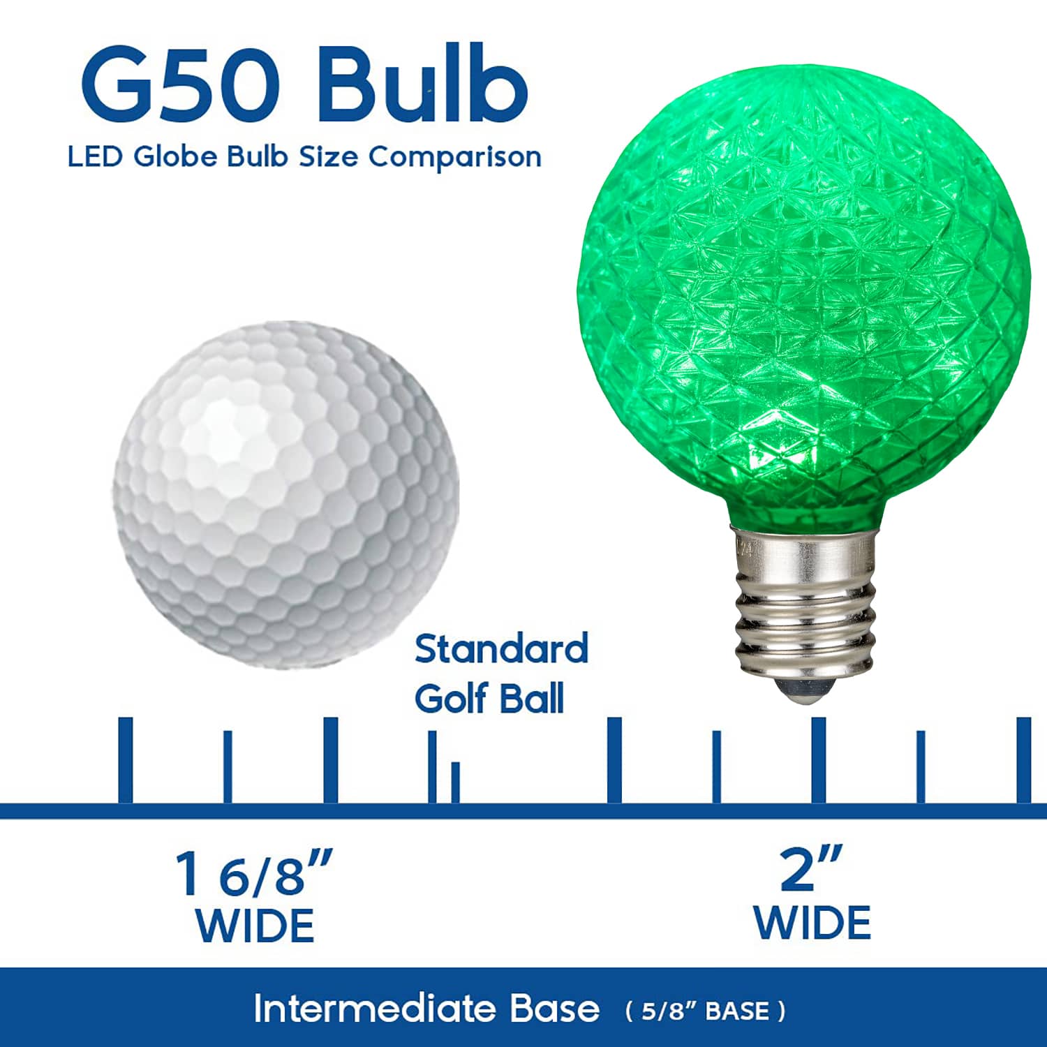 Novelty Lights LED-G50-DF-MU Patio-String-Lights - View #7