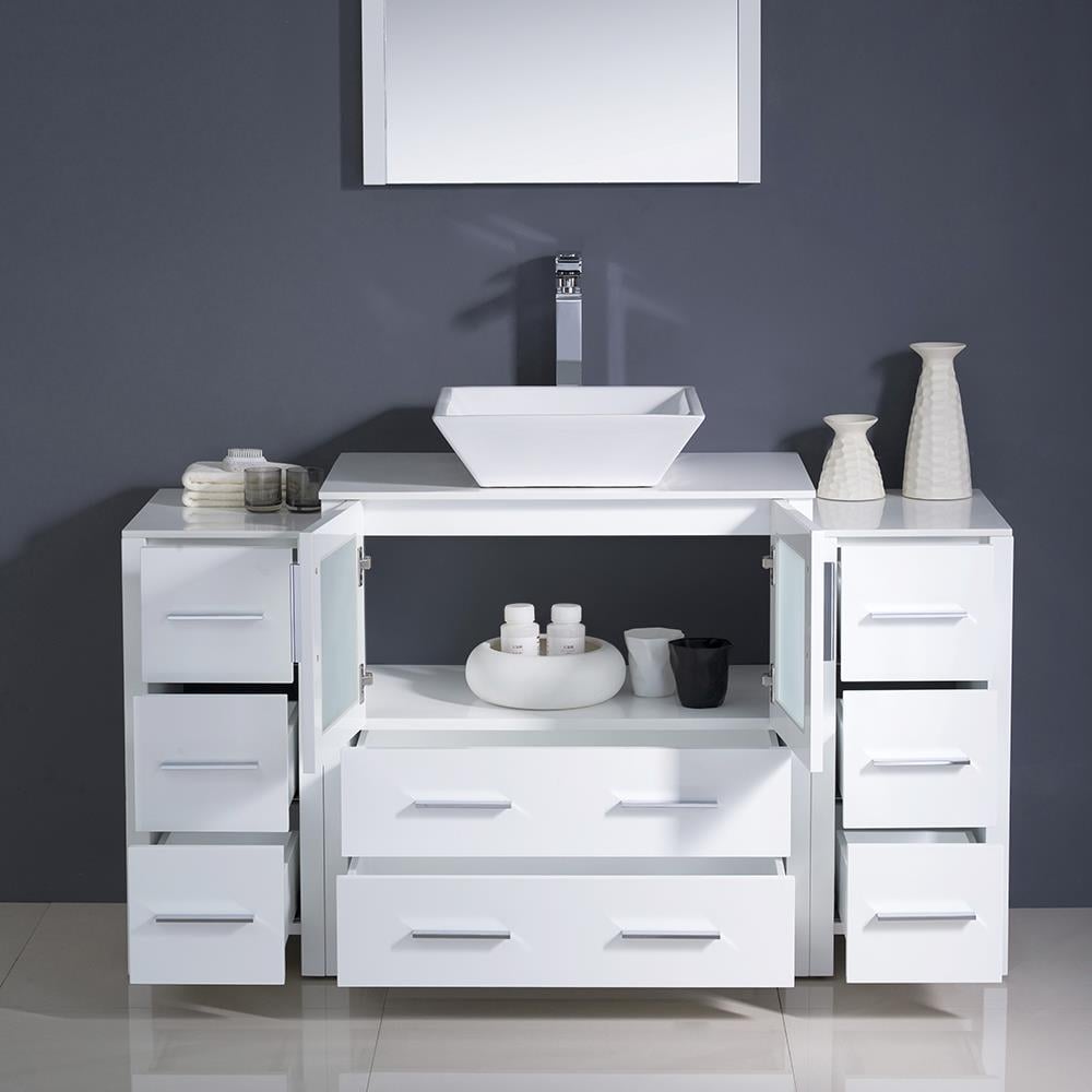 Fresca FVN62-123012WH-VSL Bath-Vanity-Combo - View #4
