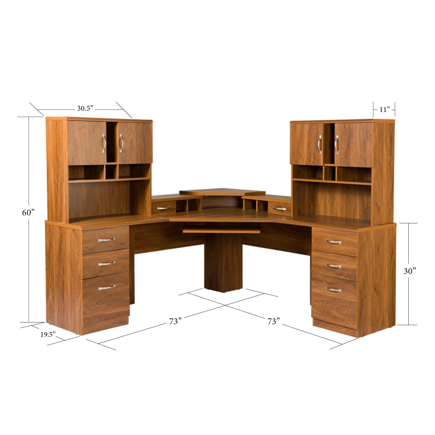 OSHOME 22118K Home-Office-Furniture-Sets - View #2