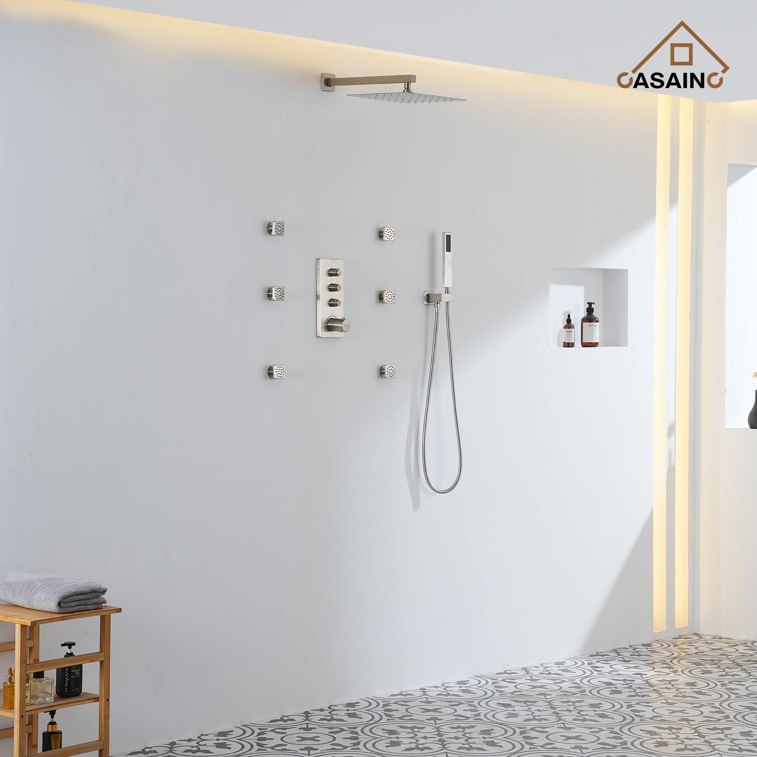 CASAINC CA-102009BV-2 Showerhead-Bar-Panels - View #3