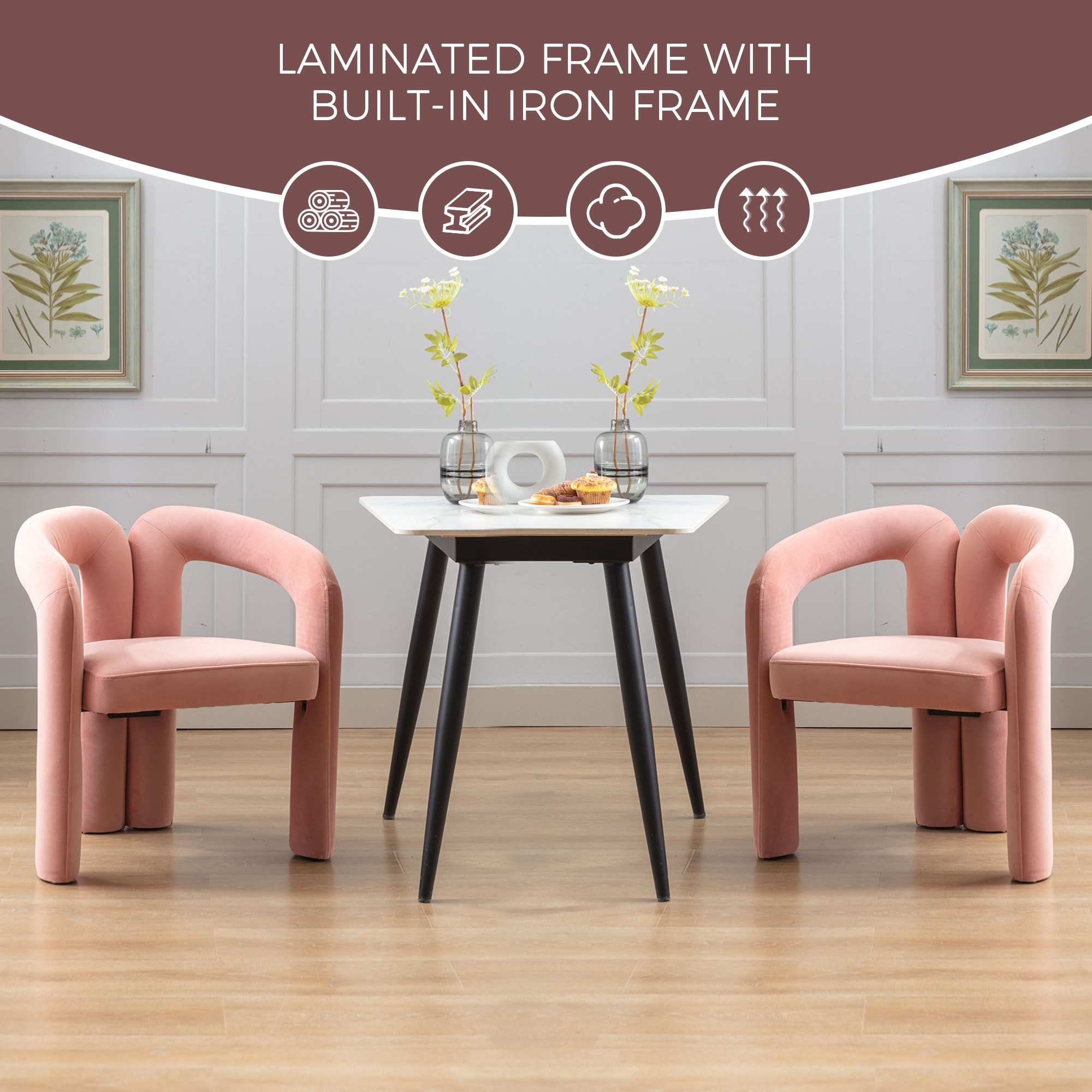 LOVMOR SF-M-W395103725 Dining-Chairs - View #2