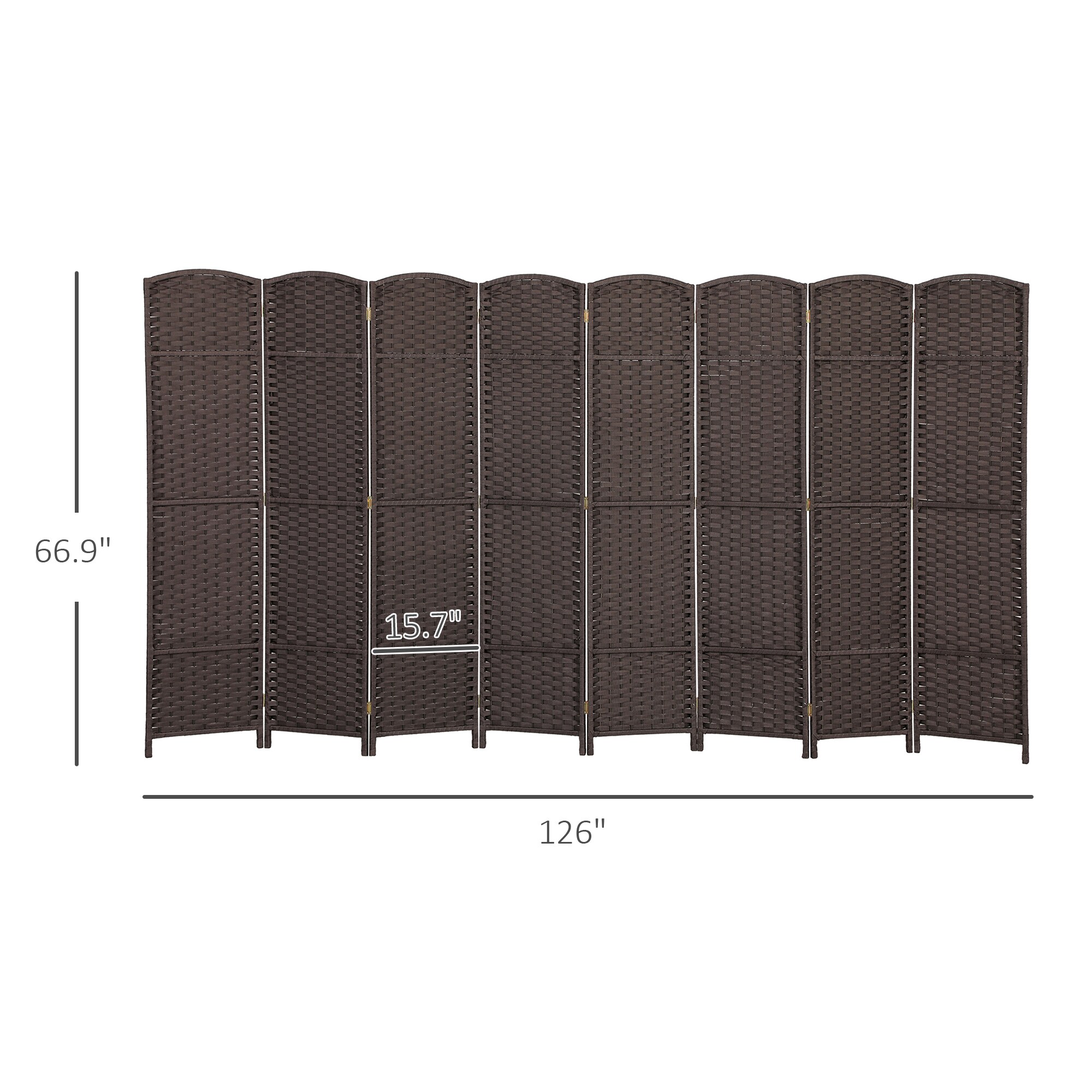 HomCom 830-814V02BN Indoor-Privacy-Screens - View #3