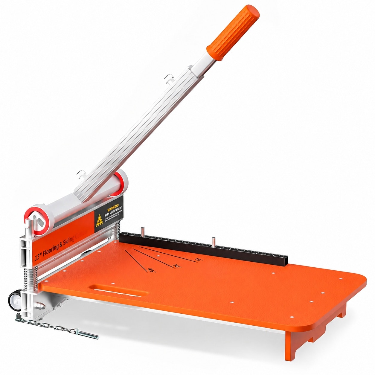Misopily  Heavy Duty Laminate Vinyl Floor Cutter 13 inch Vinyl Plank Cutter with Wheel for Angle and Length Cutting Flooring Tools