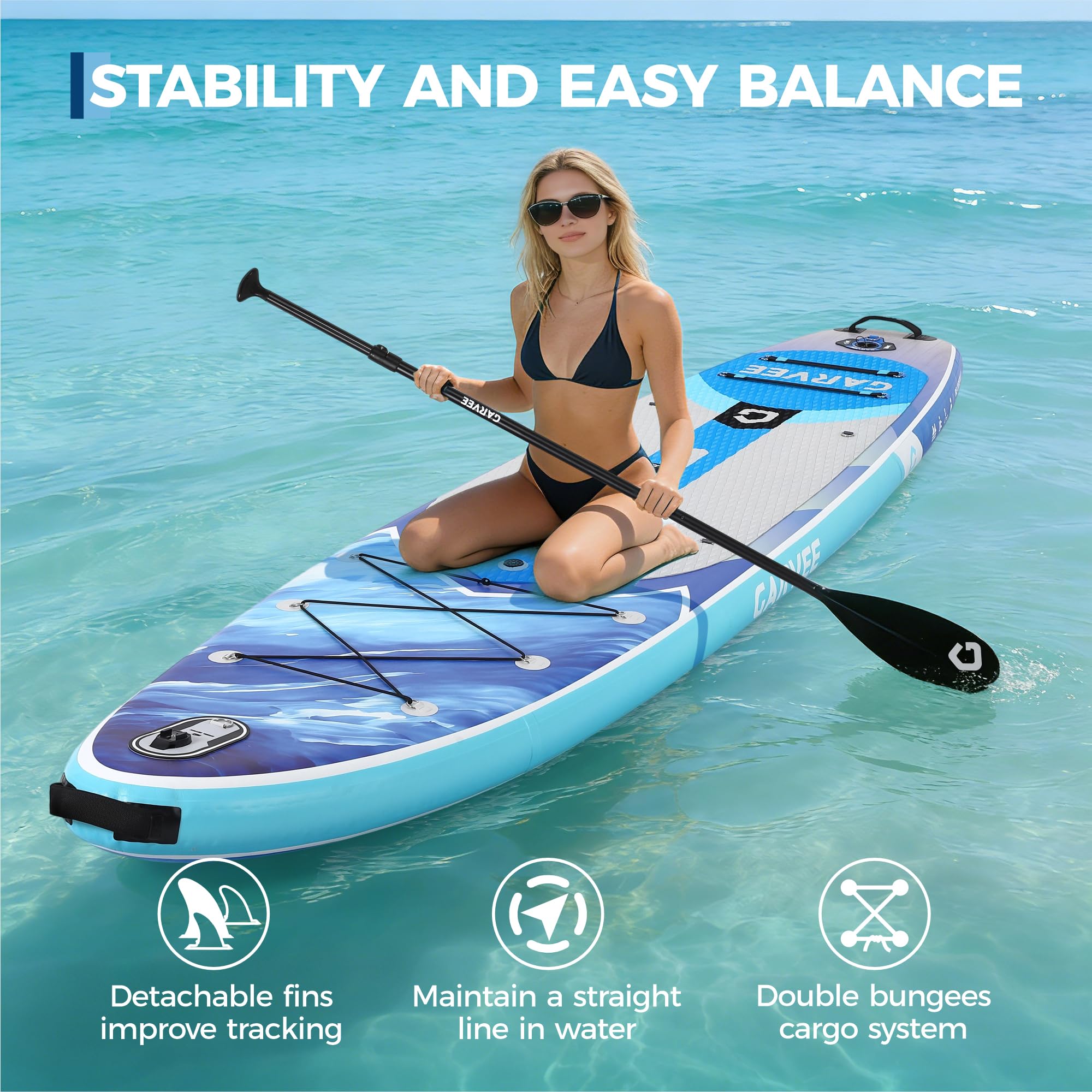 Garvee P7L5J3H1G9F2D4S6 Stand-Up-Paddle-Boards - View #3